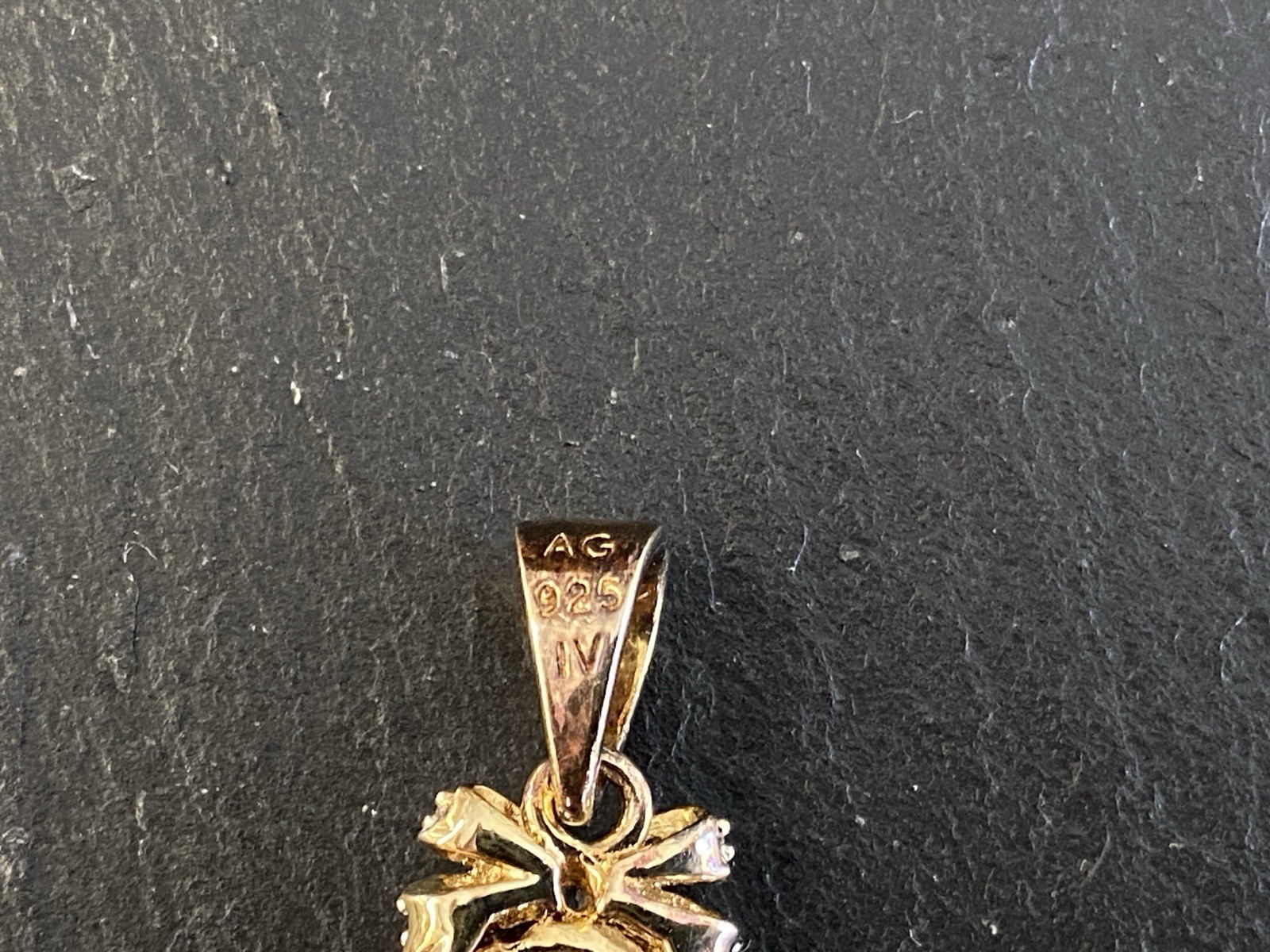 ELEGANTER ANHÄNGER AUS STERLING SILBER 925 VERGOLDET MIT RUBIN ca. 7,67ct – Bild 13