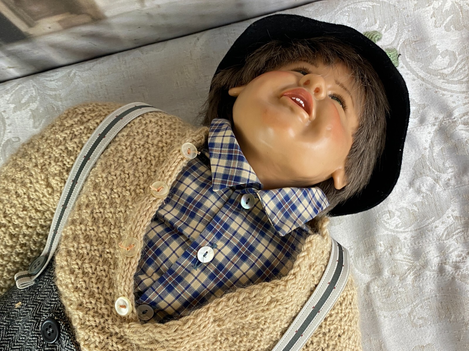 Sigikid Puppe ohne Umverpackung, schöner Zustand, Model 24682, 325/999 64cm