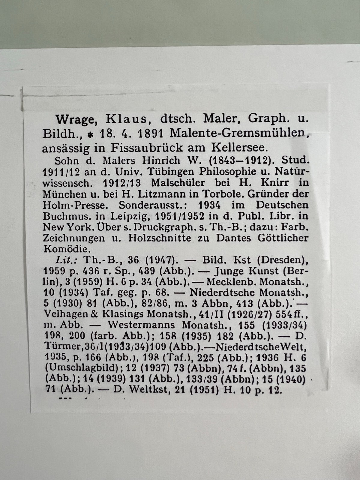 Klaus WRAGE (1891-1984) AQUARELL GUT GERAHMT DAS NECKARTAL BEI UNTERTÜRKHEIM – Bild 12
