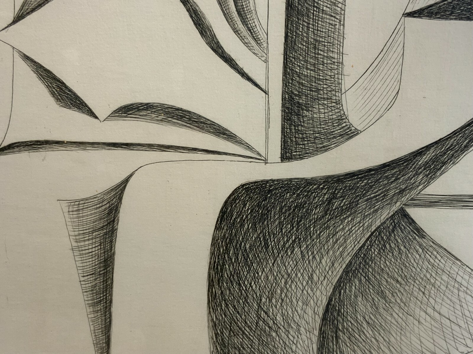KUNST DRUCK RADIERUNG 85/300 ERDE SIGNIERT Oskar E. HÖFINGER (1935) 45x38cm