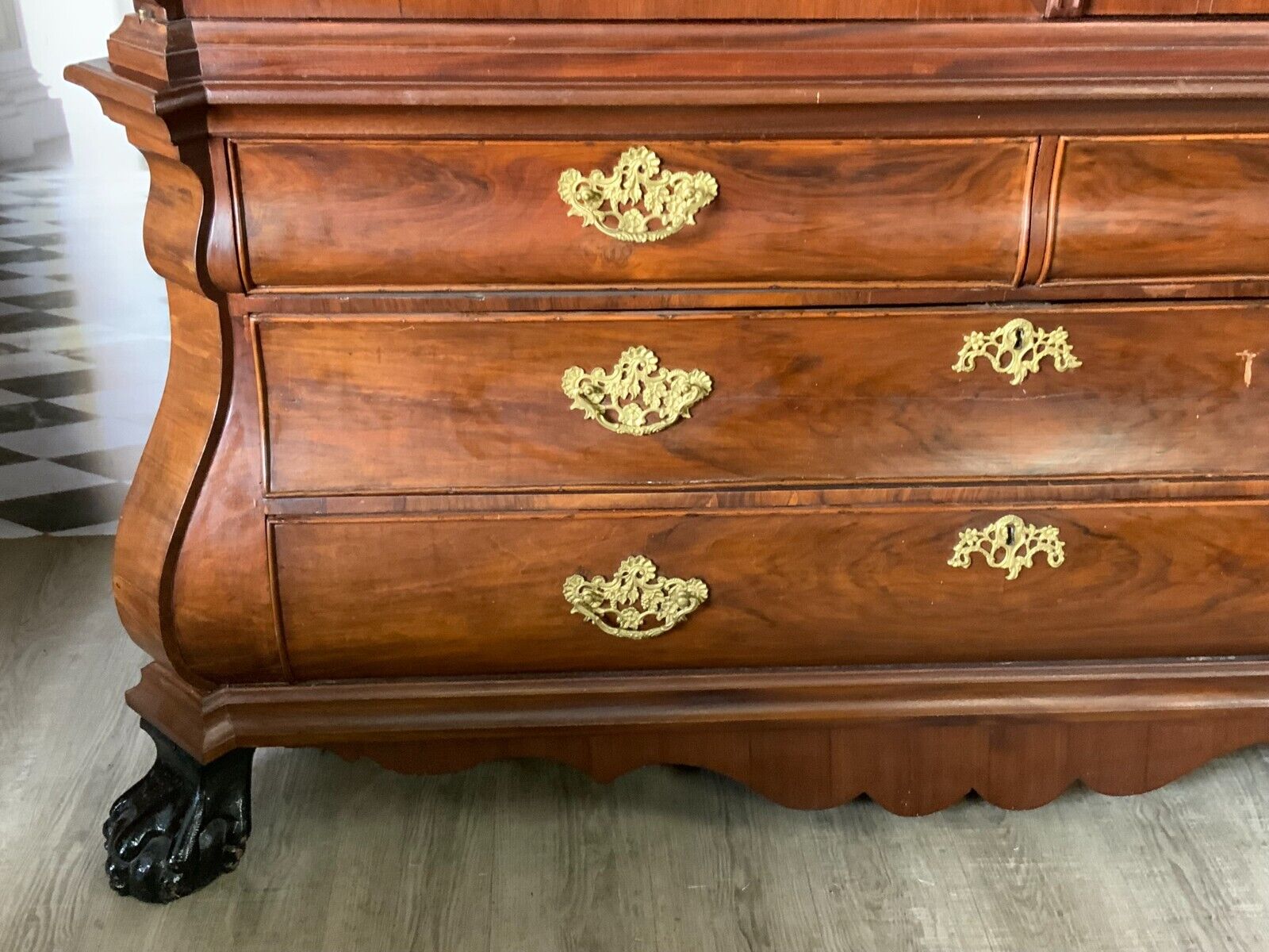 BAROCKKABINETT SCHRANK BAROCKSCHRANK 18/19 TES JHDT NUSSBAUM FURNIER – Bild 12