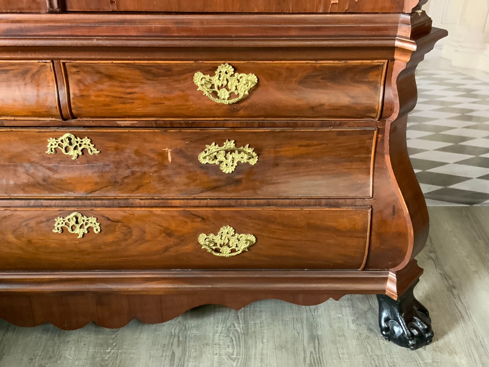 BAROCKKABINETT SCHRANK BAROCKSCHRANK 18/19 TES JHDT NUSSBAUM FURNIER – Bild 13