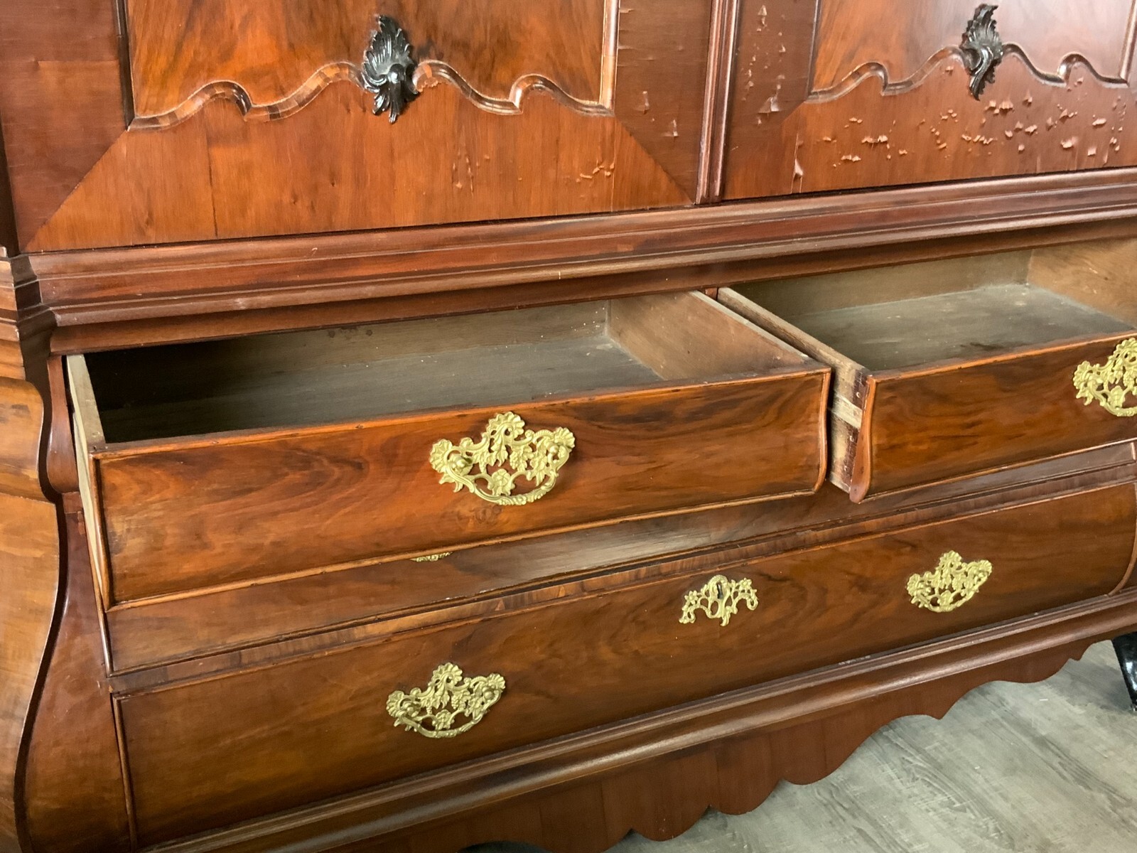 BAROCKKABINETT SCHRANK BAROCKSCHRANK 18/19 TES JHDT NUSSBAUM FURNIER – Bild 14