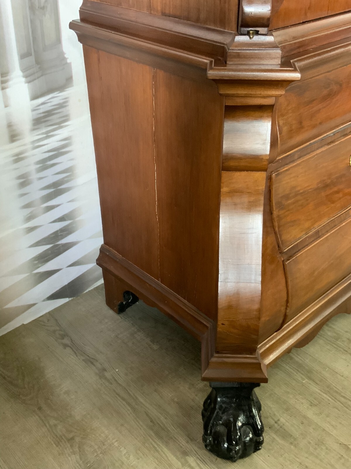 BAROCKKABINETT SCHRANK BAROCKSCHRANK 18/19 TES JHDT NUSSBAUM FURNIER – Bild 6