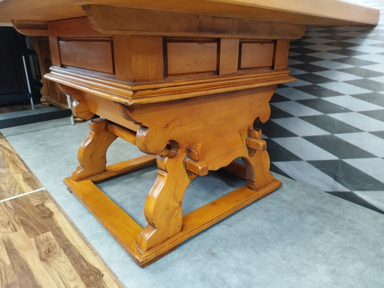 ALTER BAROCKTISCH TISCH IN BAROCK STIL 20 TES JHDT HOLZ MASSIV LANDHAUS ESSTISCH – Bild 8