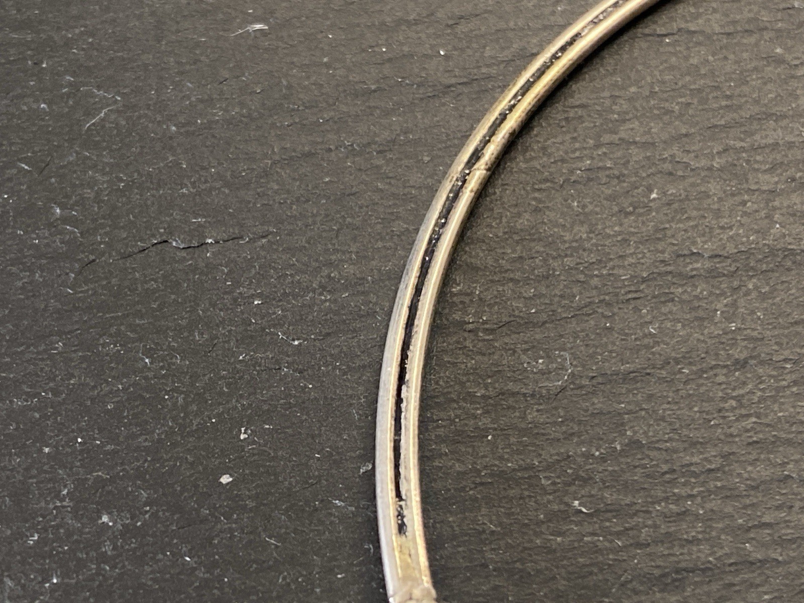 AUSGEFALLENE KETTE AUS 925 STERLING SILBER MIT HÄMATIT CABOCHON – Bild 14