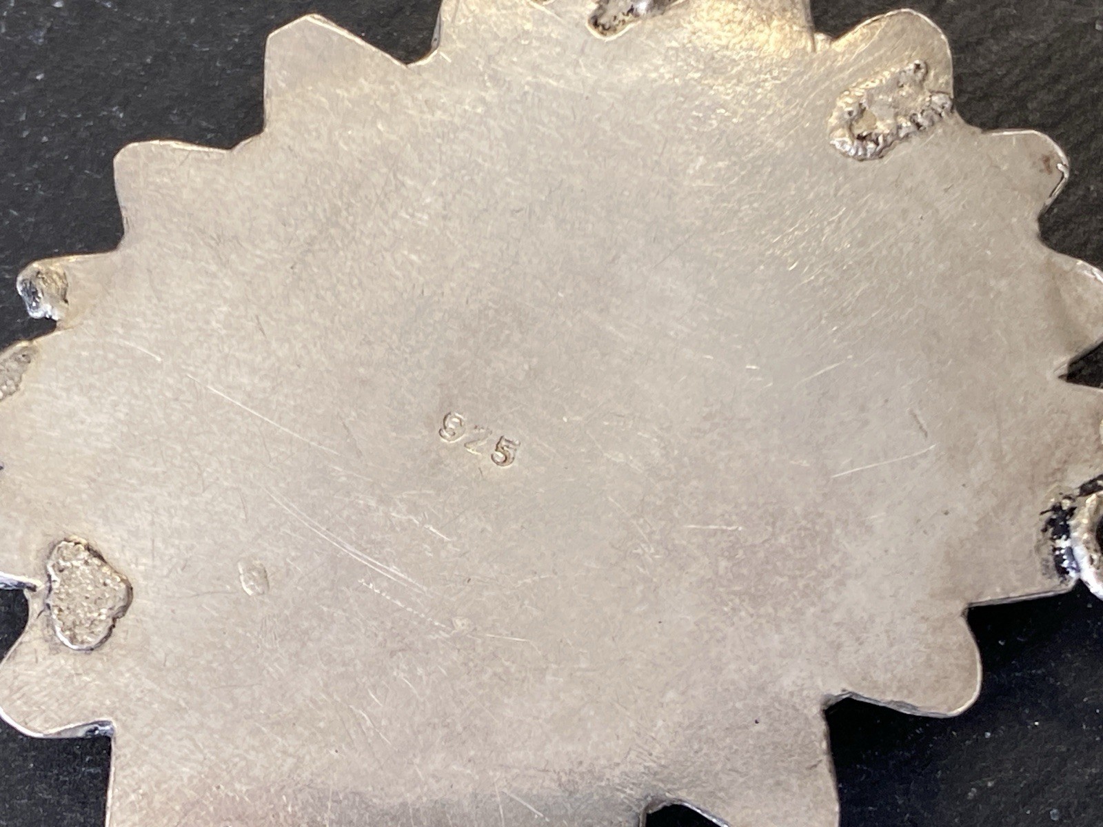 AUSGEFALLENE KETTE AUS 925 STERLING SILBER MIT HÄMATIT CABOCHON – Bild 15
