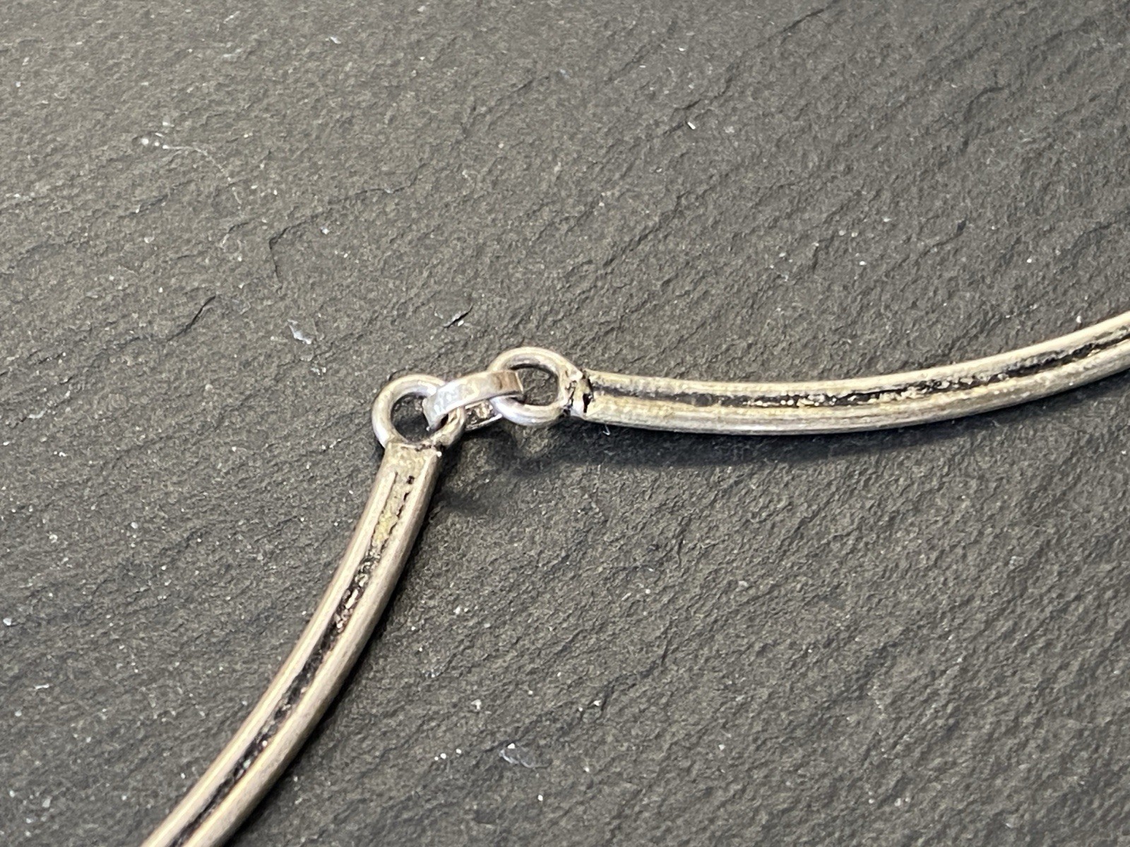 AUSGEFALLENE KETTE AUS 925 STERLING SILBER MIT HÄMATIT CABOCHON – Bild 19