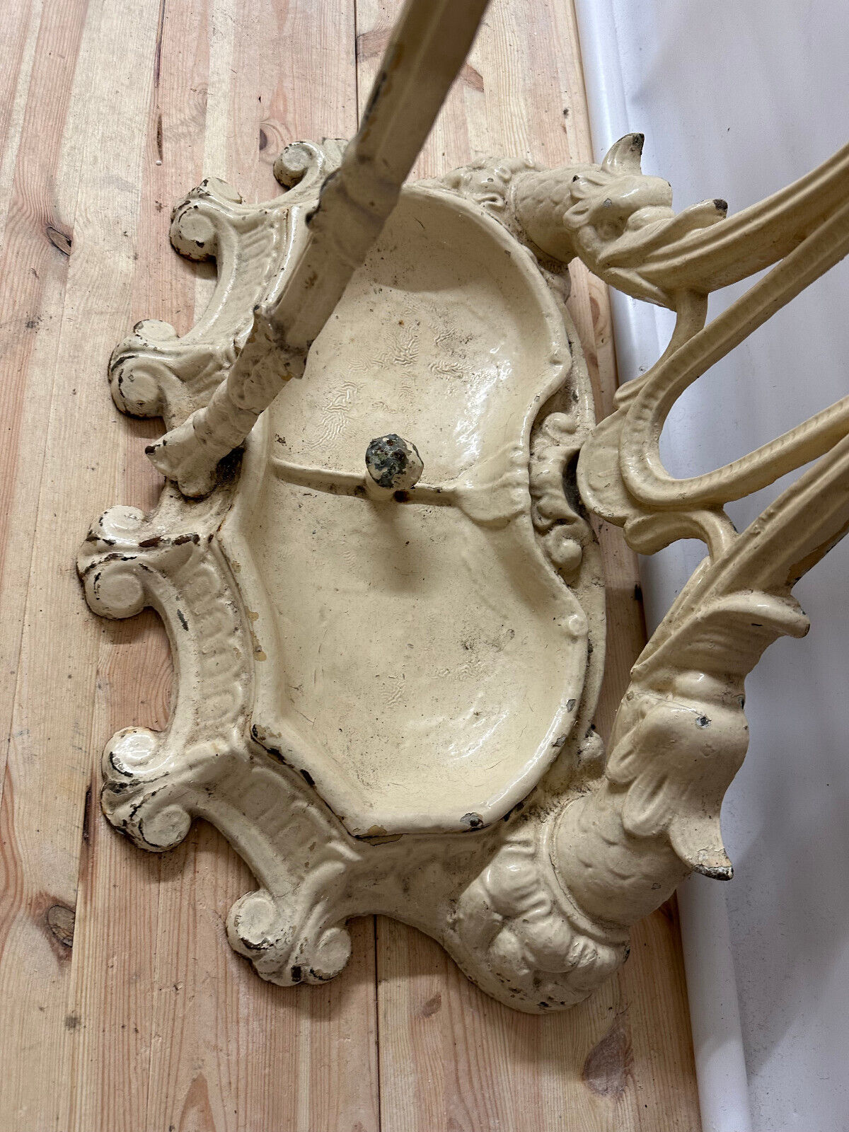 ANTIKE JUGENDSTIL GARDEROBE AUS METALL UM 1910 195cm – Bild 15