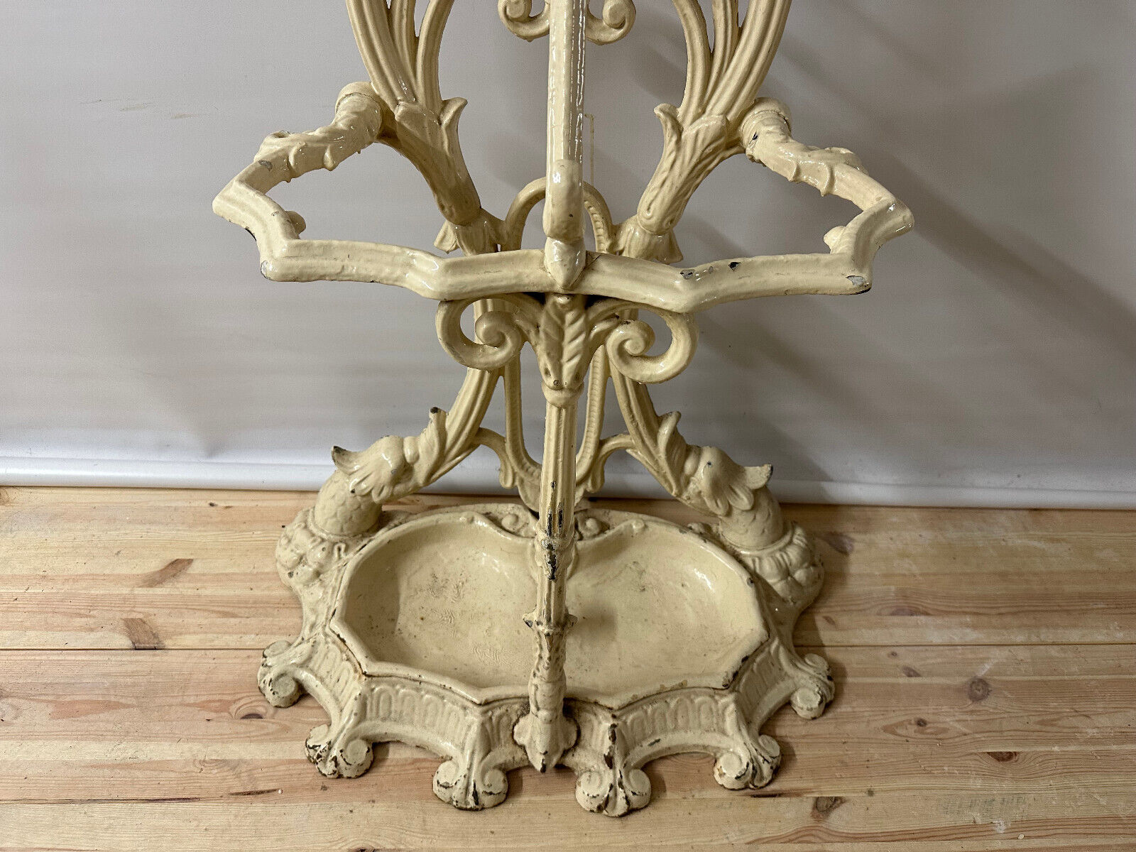 ANTIKE JUGENDSTIL GARDEROBE AUS METALL UM 1910 195cm – Bild 5