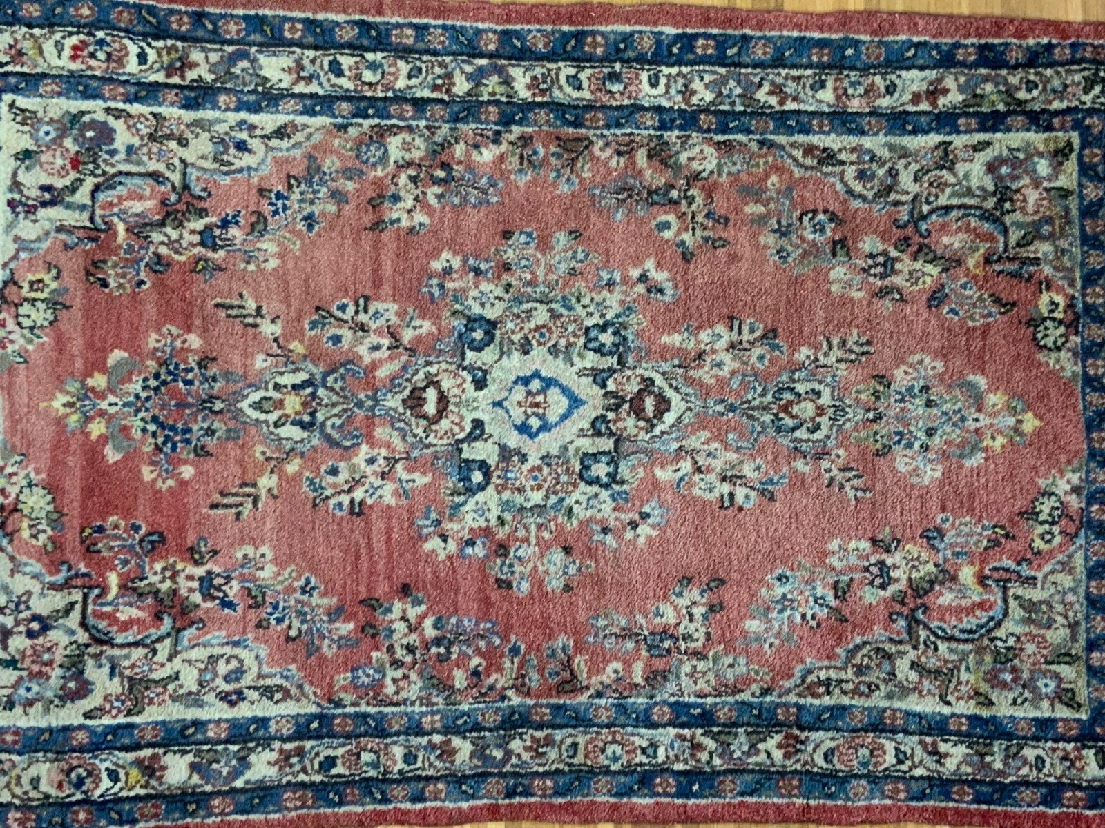 ORIENTTEPPICH HANDGEKNÜPFT TEPPICH AUS WOLLE 164x97cm FLORALES MUSTER – Bild 3