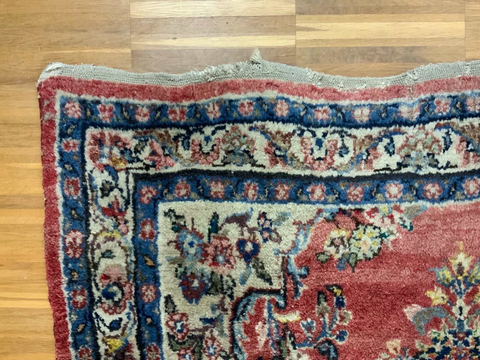 ORIENTTEPPICH HANDGEKNÜPFT TEPPICH AUS WOLLE 164x97cm FLORALES MUSTER – Bild 4