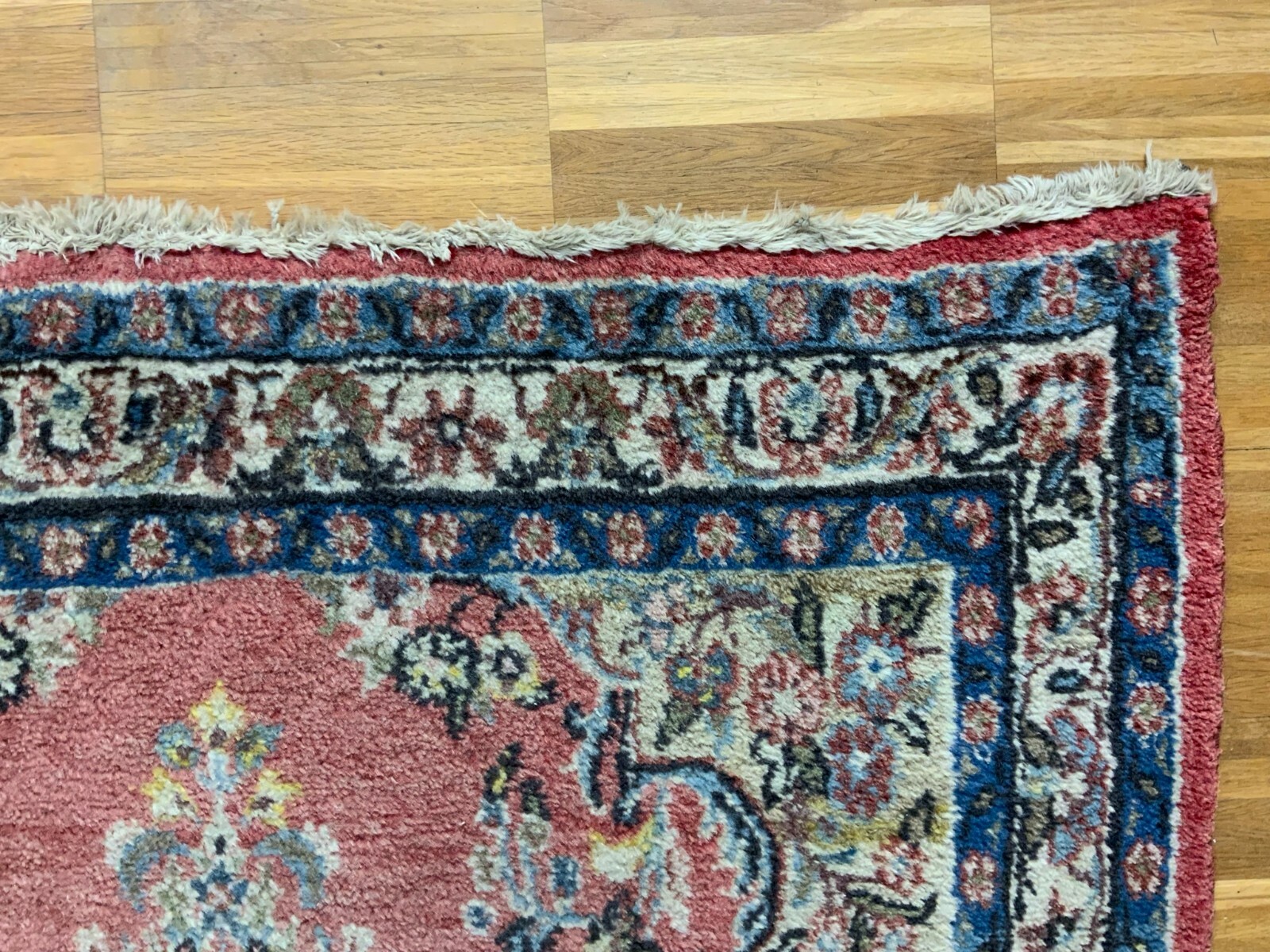 ORIENTTEPPICH HANDGEKNÜPFT TEPPICH AUS WOLLE 164x97cm FLORALES MUSTER – Bild 7