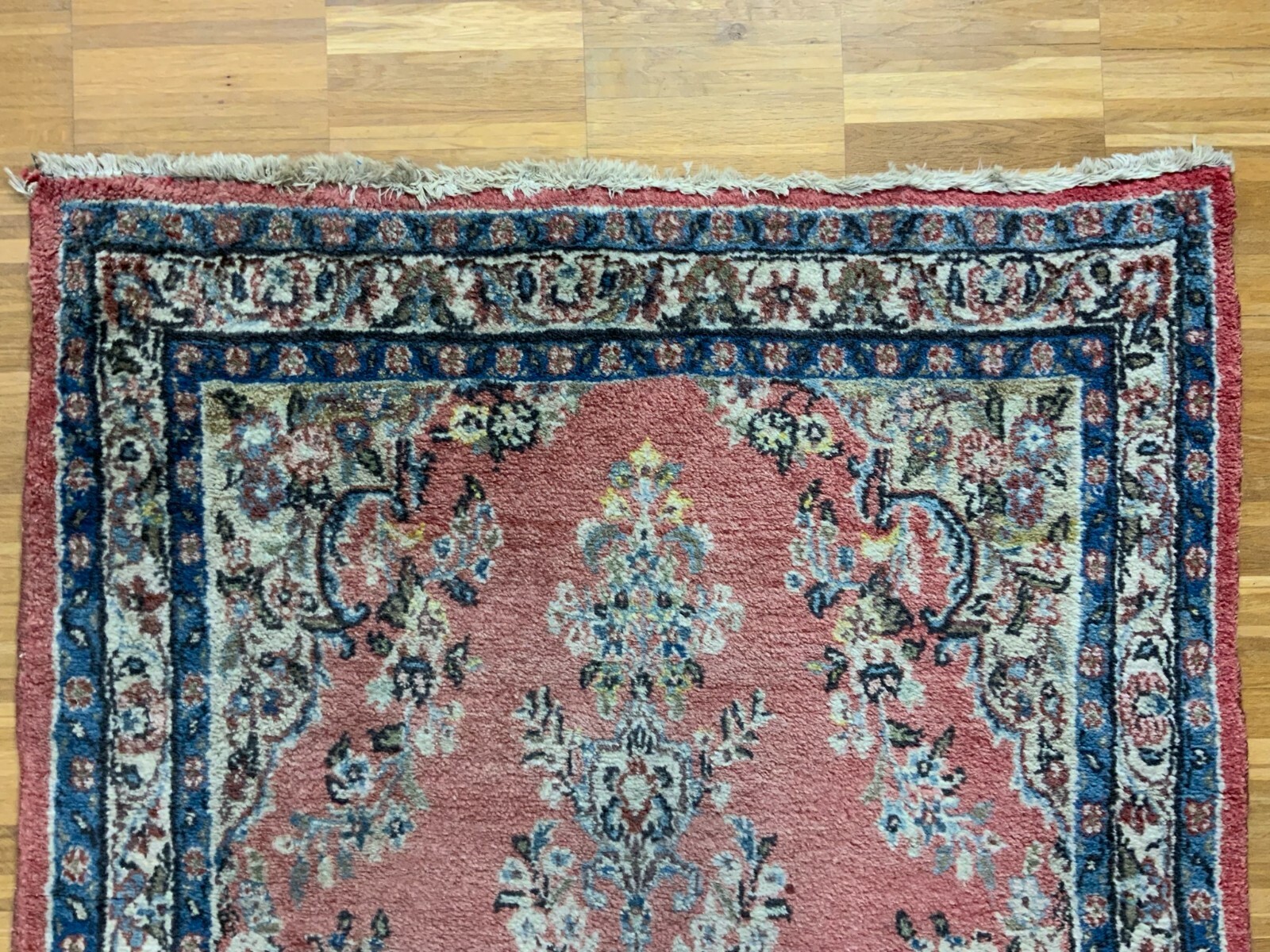 ORIENTTEPPICH HANDGEKNÜPFT TEPPICH AUS WOLLE 164x97cm FLORALES MUSTER – Bild 8