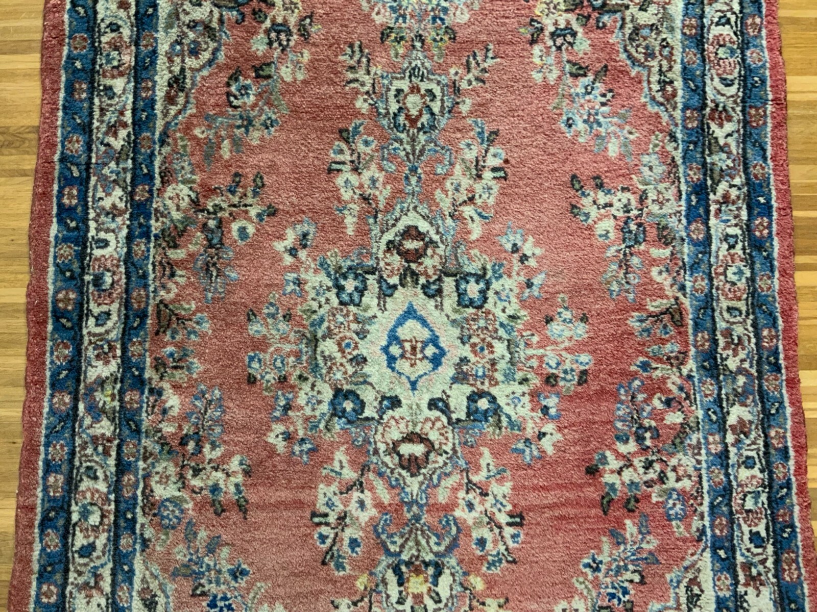 ORIENTTEPPICH HANDGEKNÜPFT TEPPICH AUS WOLLE 164x97cm FLORALES MUSTER – Bild 9