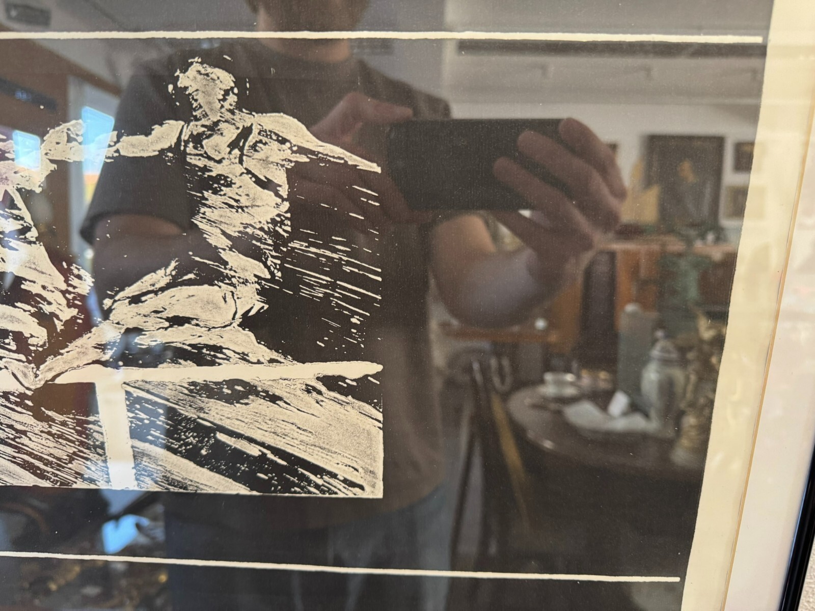 SIGNIERTE LITHOGRAFIE HINTER GLAS DIE LÄUFER  7/50 – Bild 11