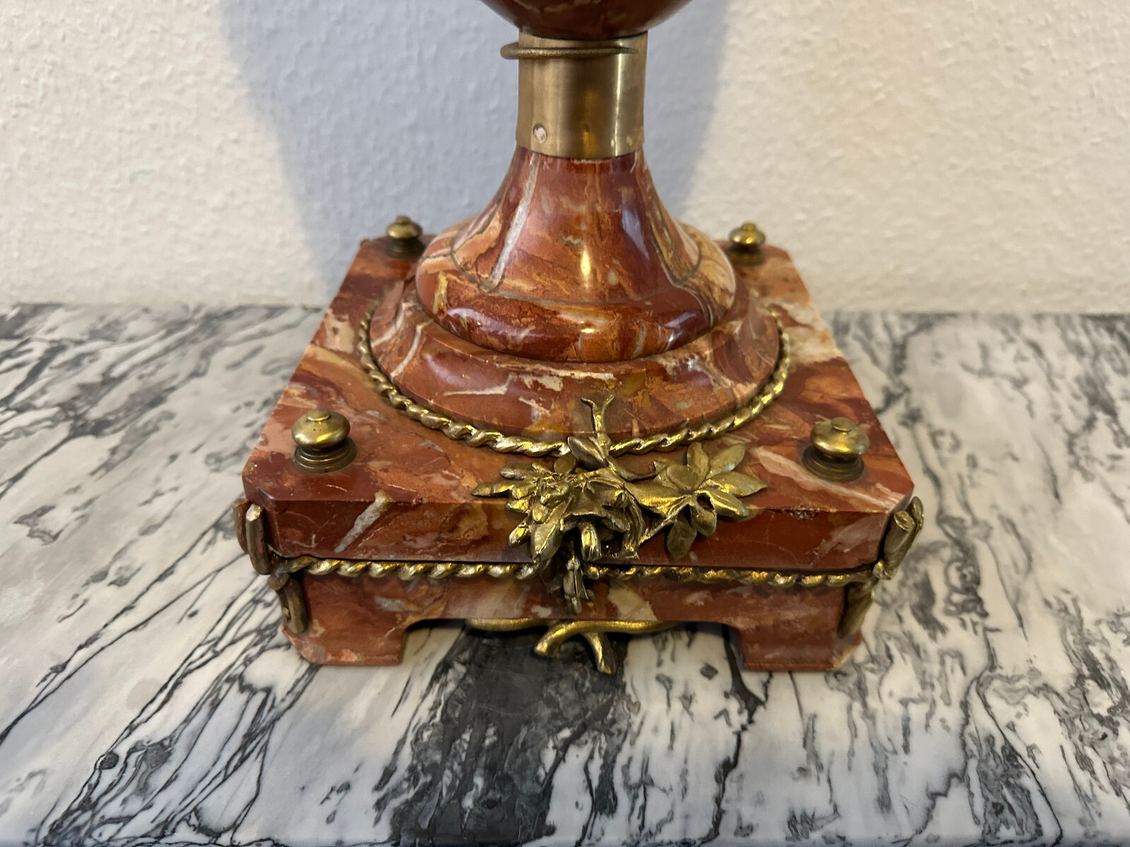 ANTIKER BEISTELLER UM 1900 CASSOLETTE BRONZE BESCHLAG UM 1900 JUGENDSTIL – Bild 8