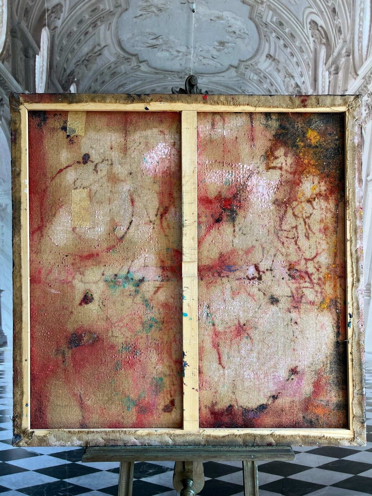 ACRYLGEMÄLDE MODERN GROSSES GEMÄLDE VON WALDEMAR KUFNER (1940-2016) 100x100cm – Bild 11