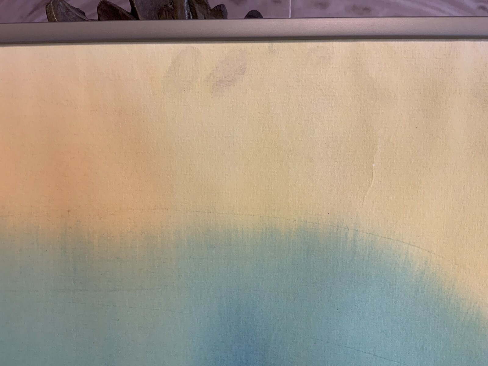 Anatoli KMARA AQUARELL ABSTRAKTE KOMPOSITION GROSSFORMAT 71x101cm – Bild 9
