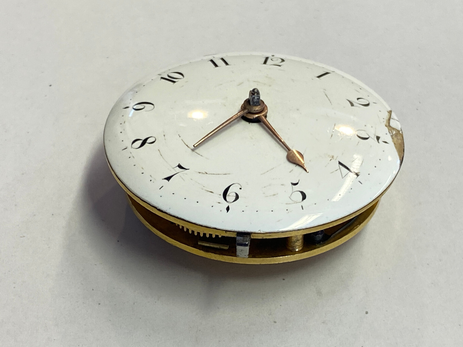 ANTIKE TASCHENUHR AUS STERLING SILBER MEHRFACH PUNZIERT DEFEKT ENGLAND OHNE GLAS – Bild 21