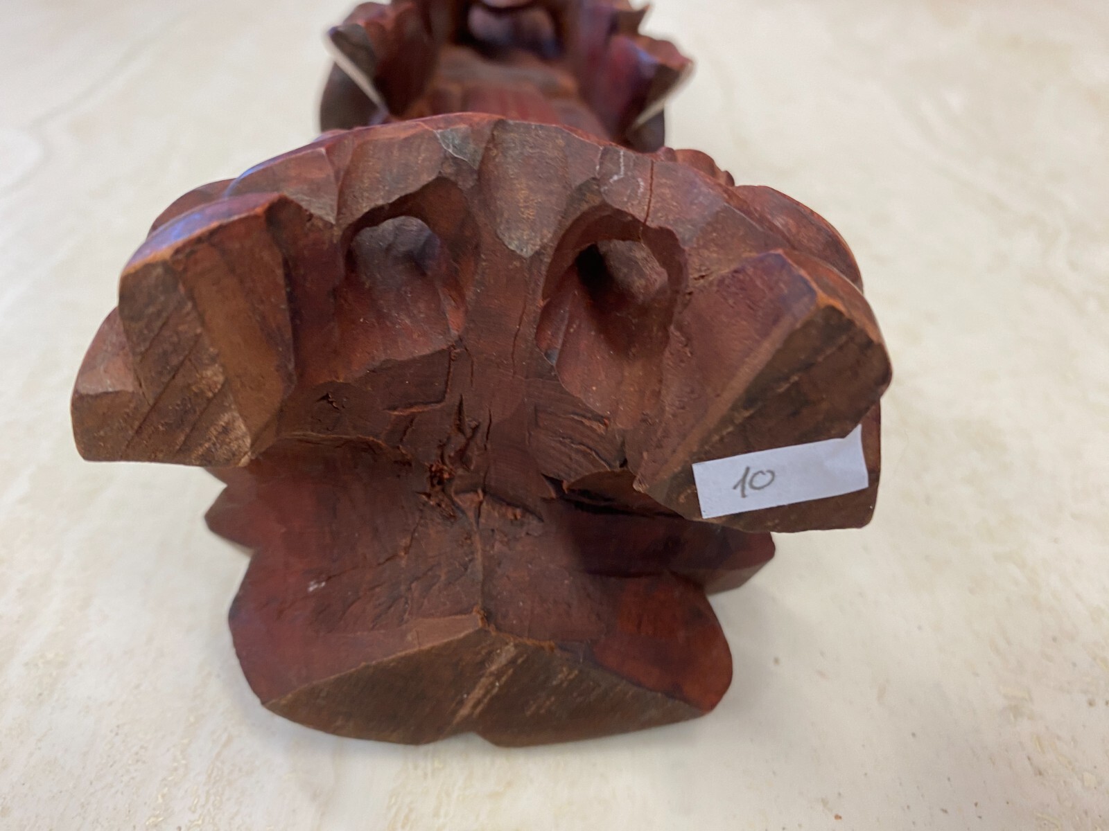 CHINA SKULPTUR AUS HOLZ GELEHRTER 30cm HOCH – Bild 18