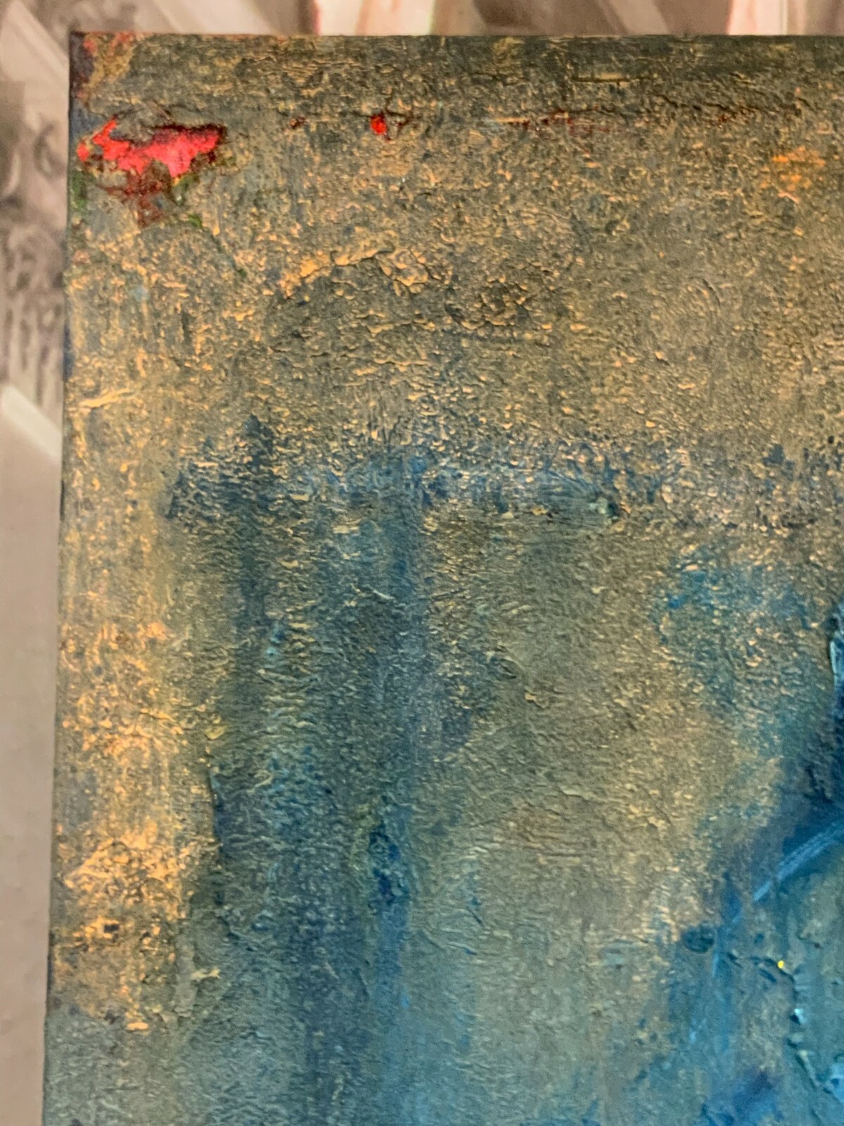 ACRYLGEMÄLDE ABSTRAKT AKT EROTIK 90x105cm GEMÄLDE Waldemar KUFNER (1940-2016) – Bild 7