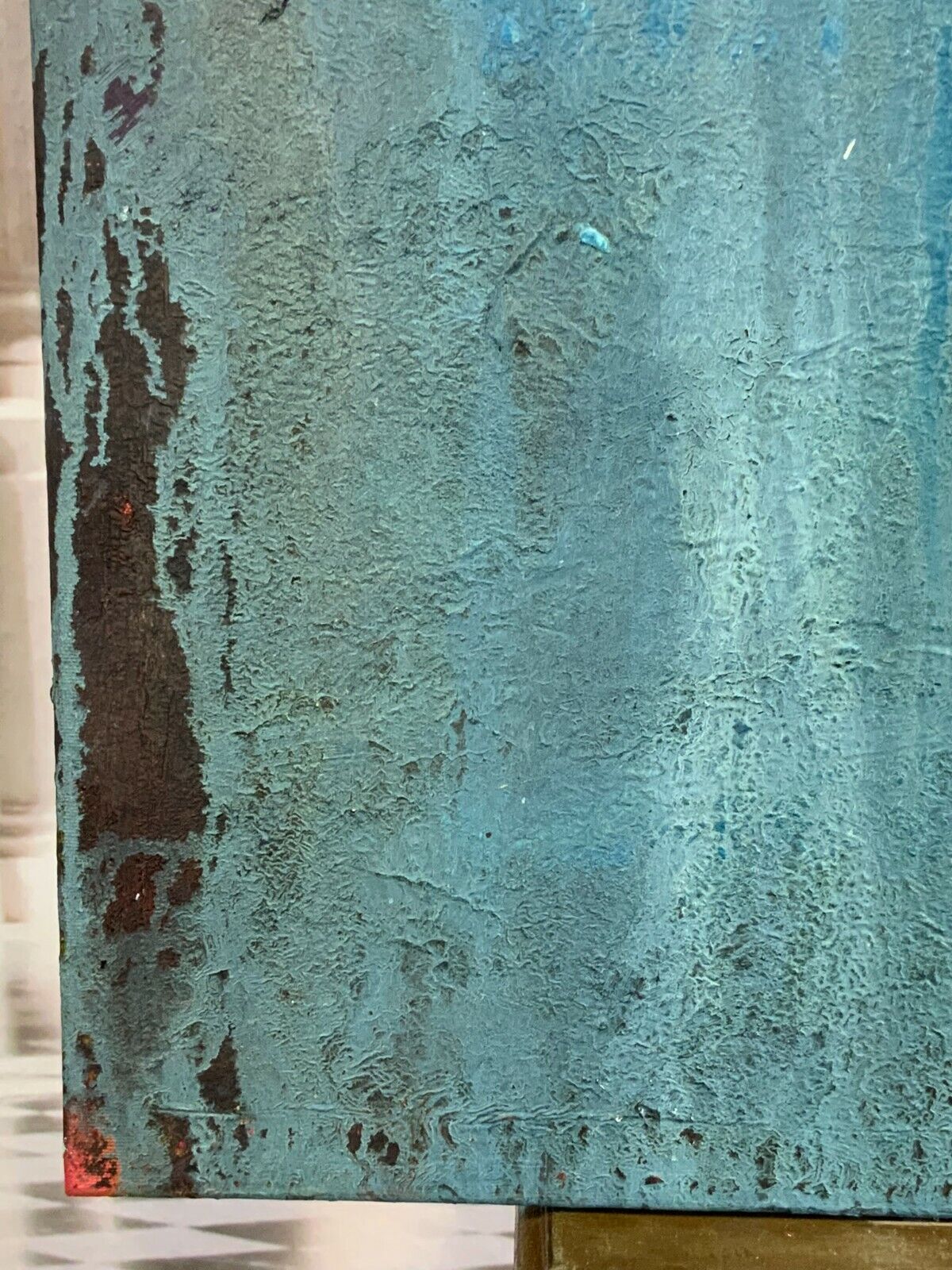 ACRYLGEMÄLDE ABSTRAKT AKT EROTIK 90x105cm GEMÄLDE Waldemar KUFNER (1940-2016) – Bild 8