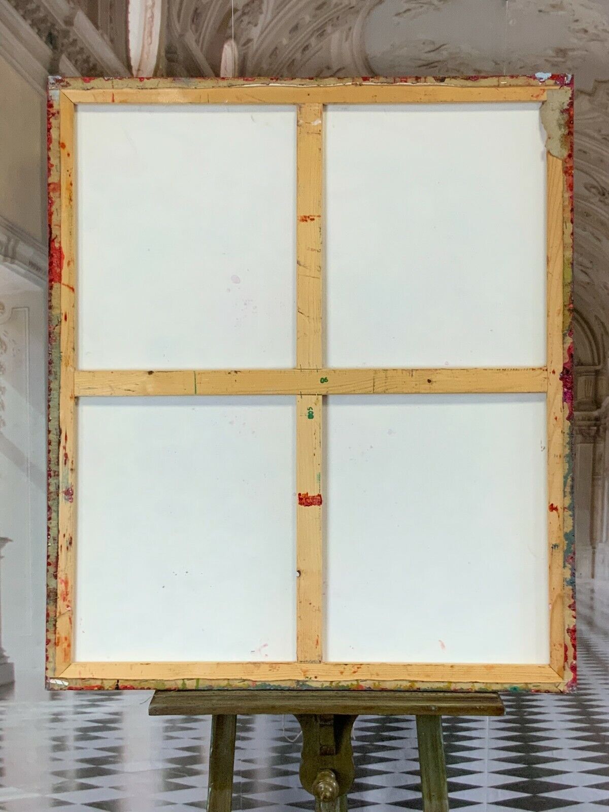 ACRYLGEMÄLDE ABSTRAKT AKT EROTIK 90x105cm GEMÄLDE Waldemar KUFNER (1940-2016) – Bild 10