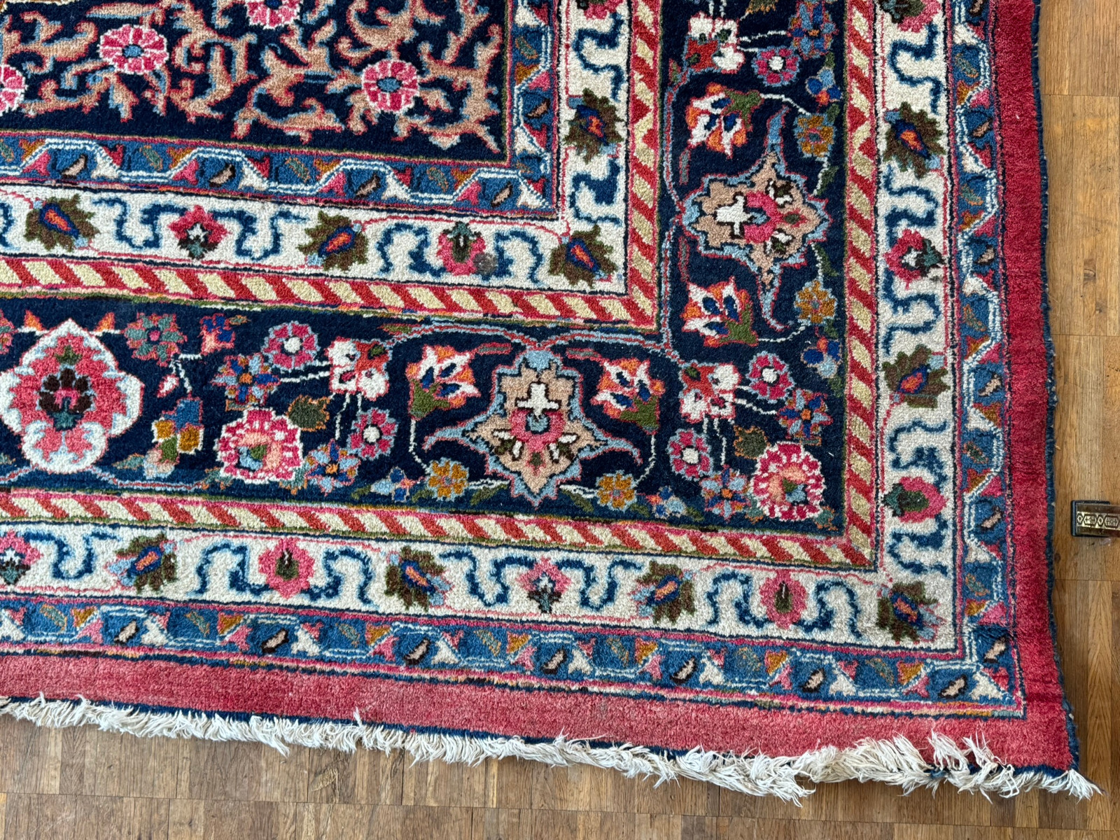 ALTER ORIENTTEPPICH WOLLE TEPPICH HANDGEKNÜPFT PERSER 398x290cm – Bild 6