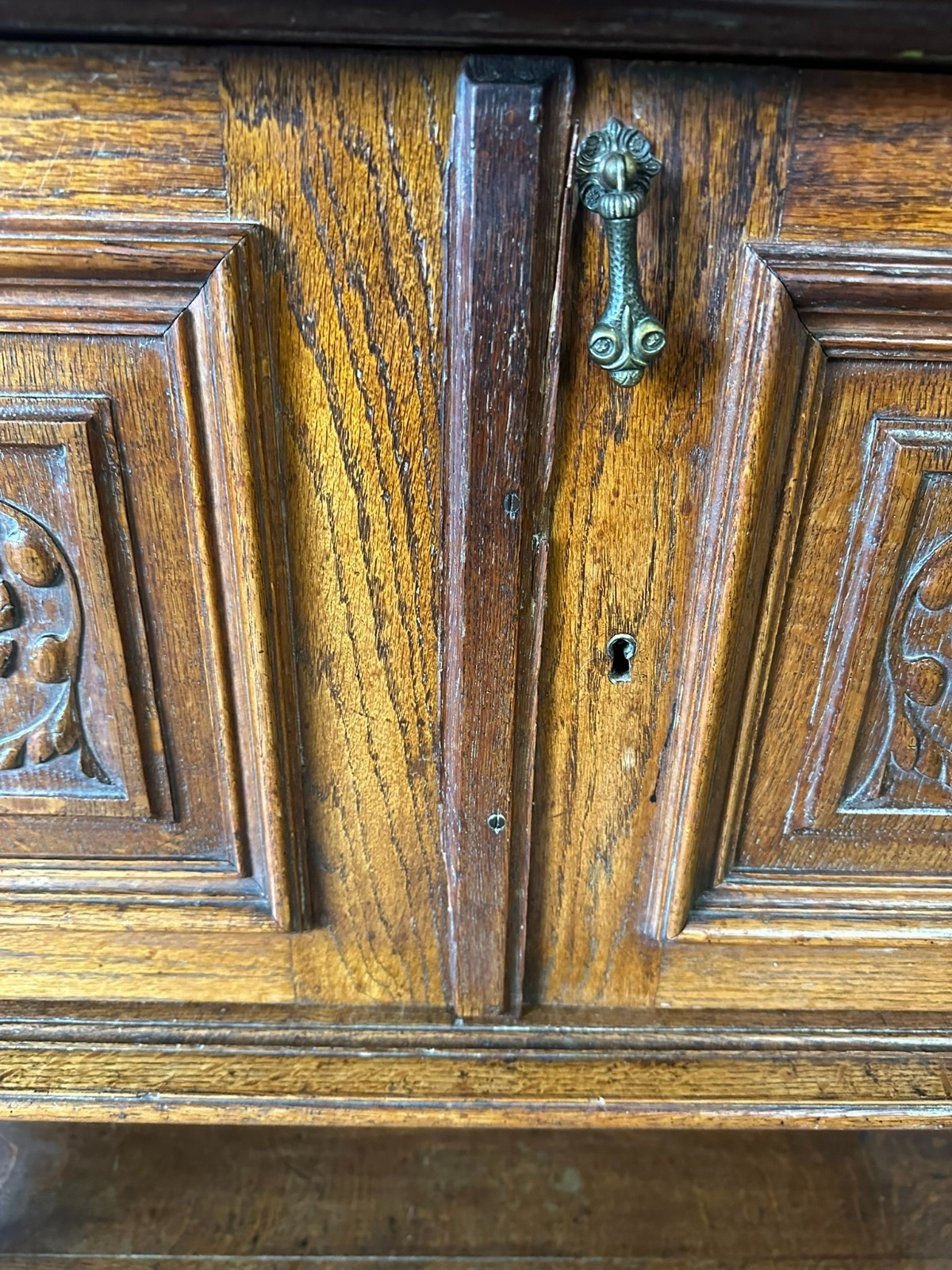 ANTIKES NEO RENAISSANCE BUFFET ANRICHTE AUS EICHE UM 1880 HENRI II – Bild 12