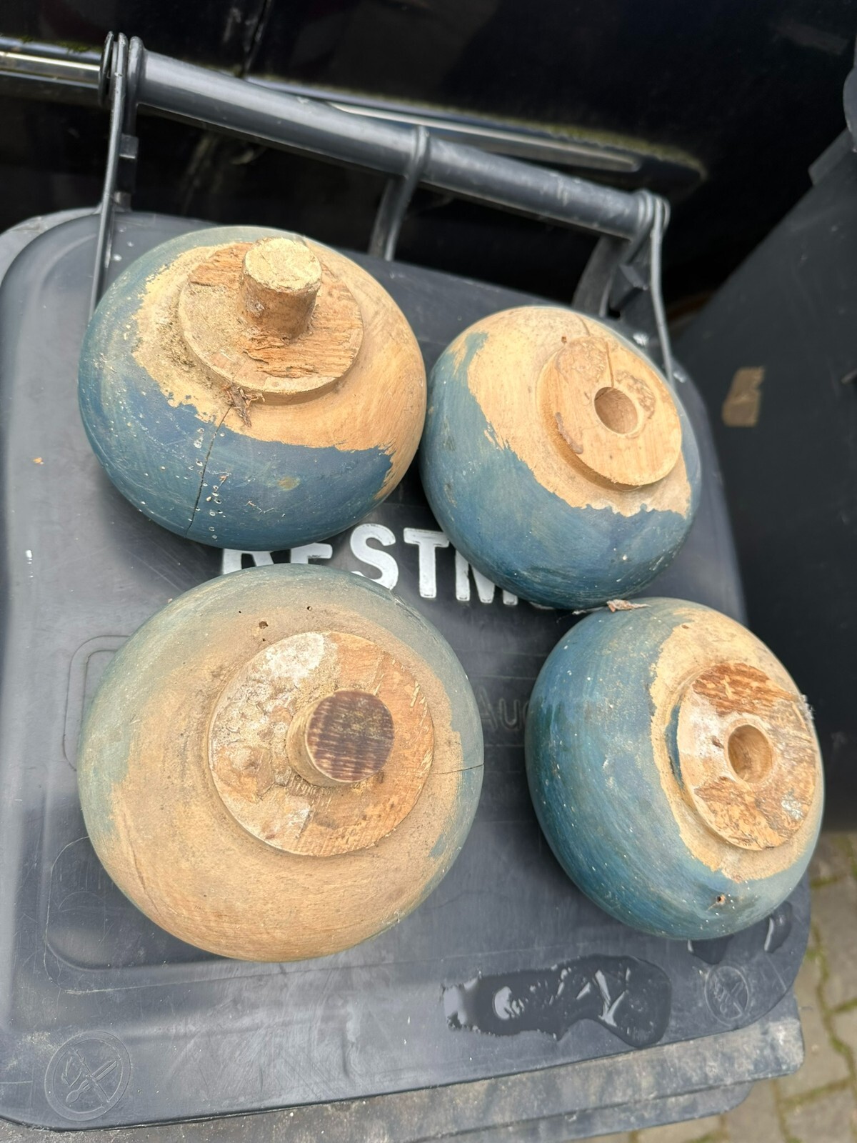 ANTIKER BAUERNSCHRANK VON 1847 ORIGINAL BEMALT – Bild 16