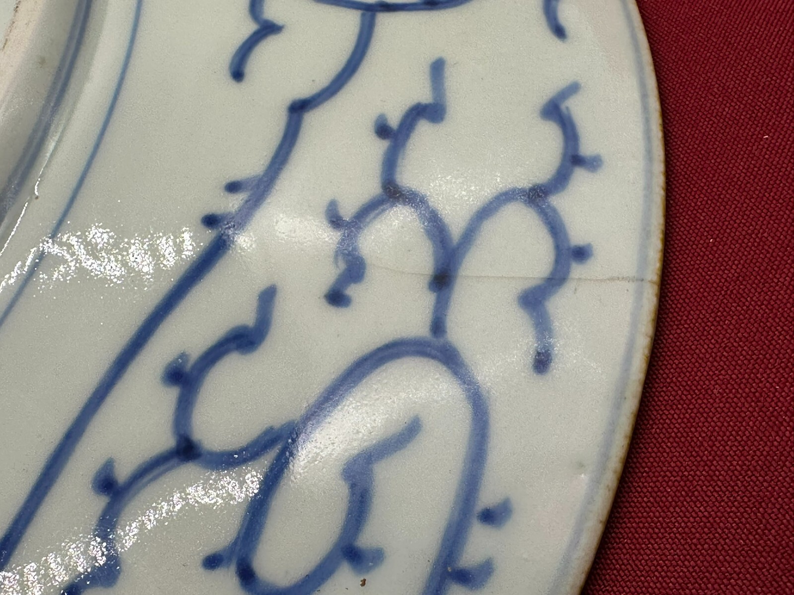 ANTIKER IMARI TELLER 39,5cm AUS PORZELLAN SEHR GROSS JAPAN 19 TES JHDT – Bild 13
