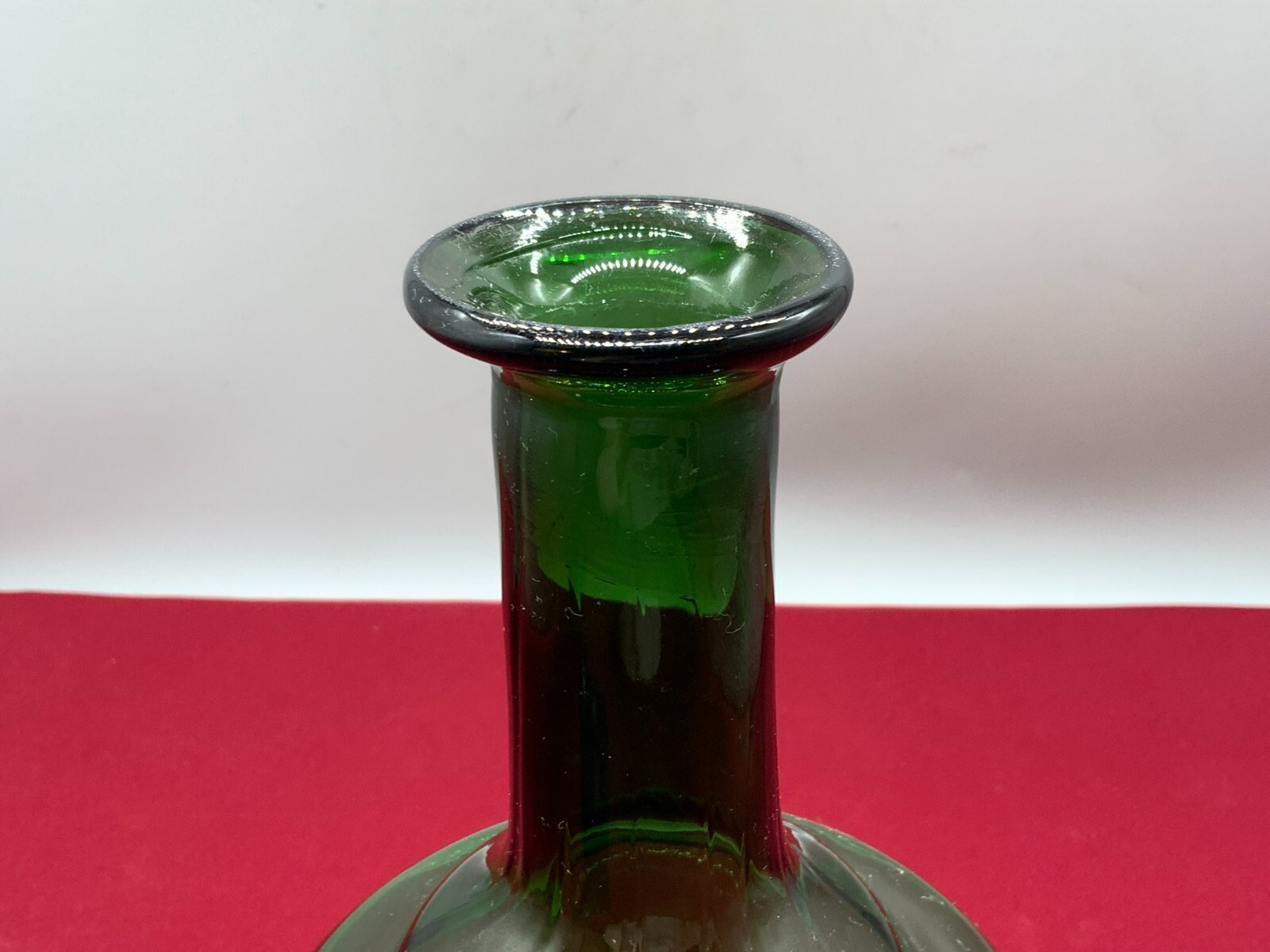 GROSSE ANTIKE FLASCHE 33cm MUNDGEBLASEN MIT STÖPSEL – Bild 8
