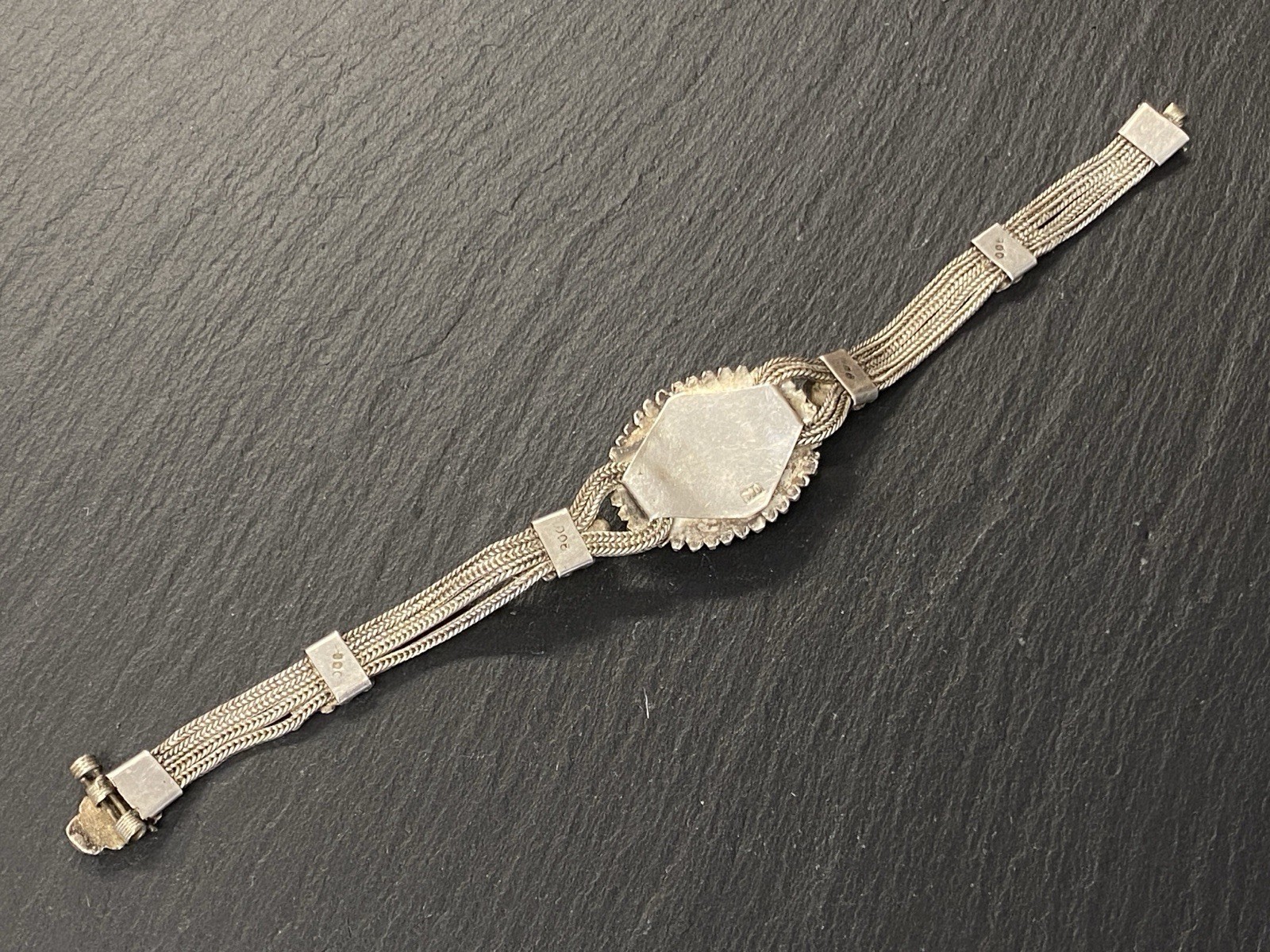 ARMBAND AUS 900 SILBER MIT HÄMATIT CABOCHON – Bild 13