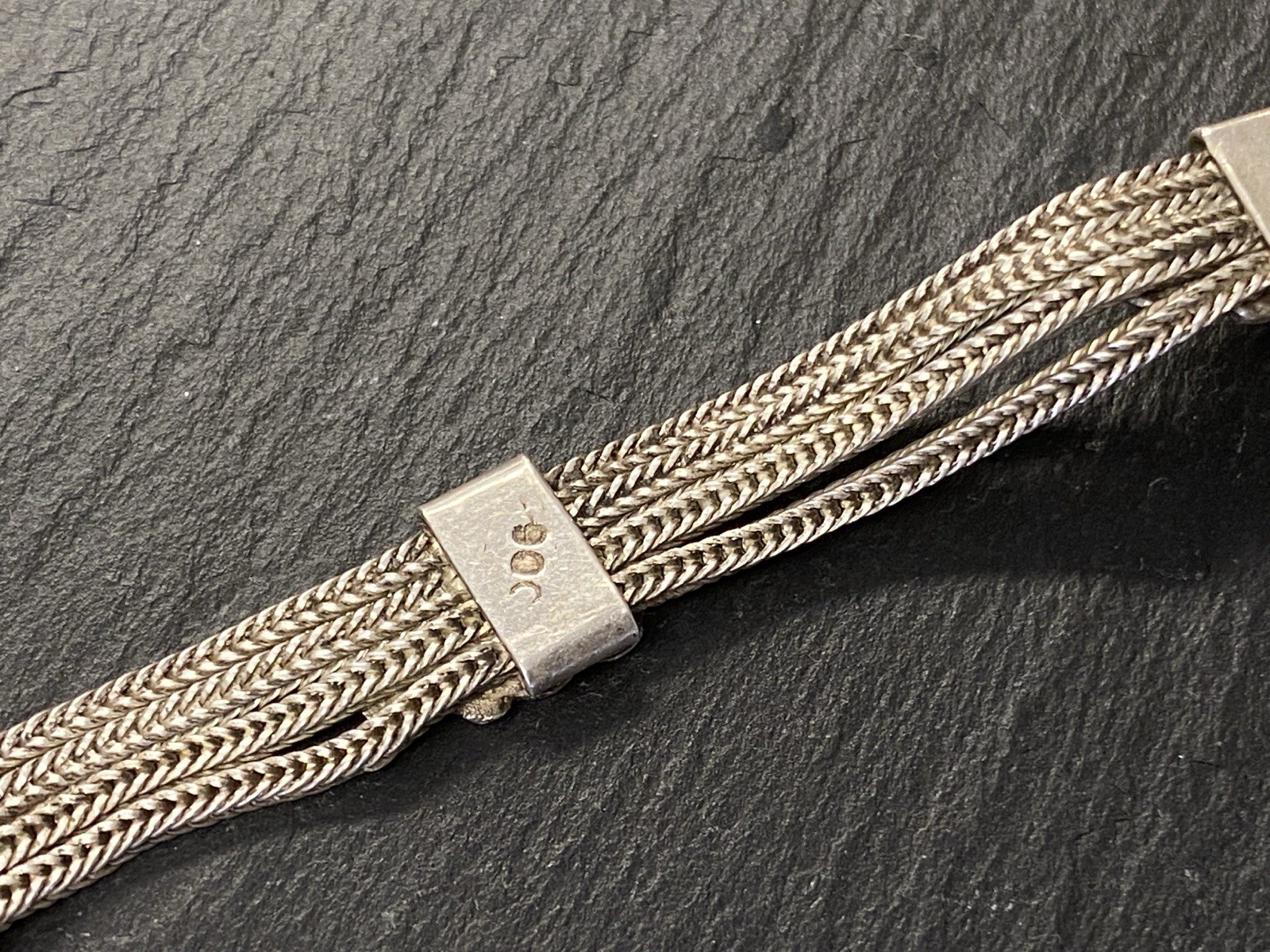 ARMBAND AUS 900 SILBER MIT HÄMATIT CABOCHON – Bild 17