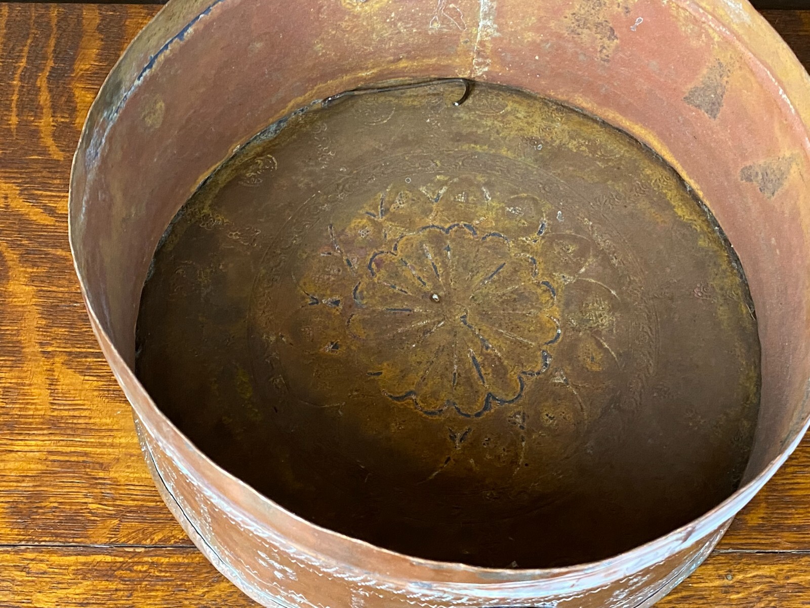 OSMANISCHES GEFÄSS DECKELDOSE DOSE AUS KUPFER GRAVUREN 18/19 TES JHDT – Bild 7