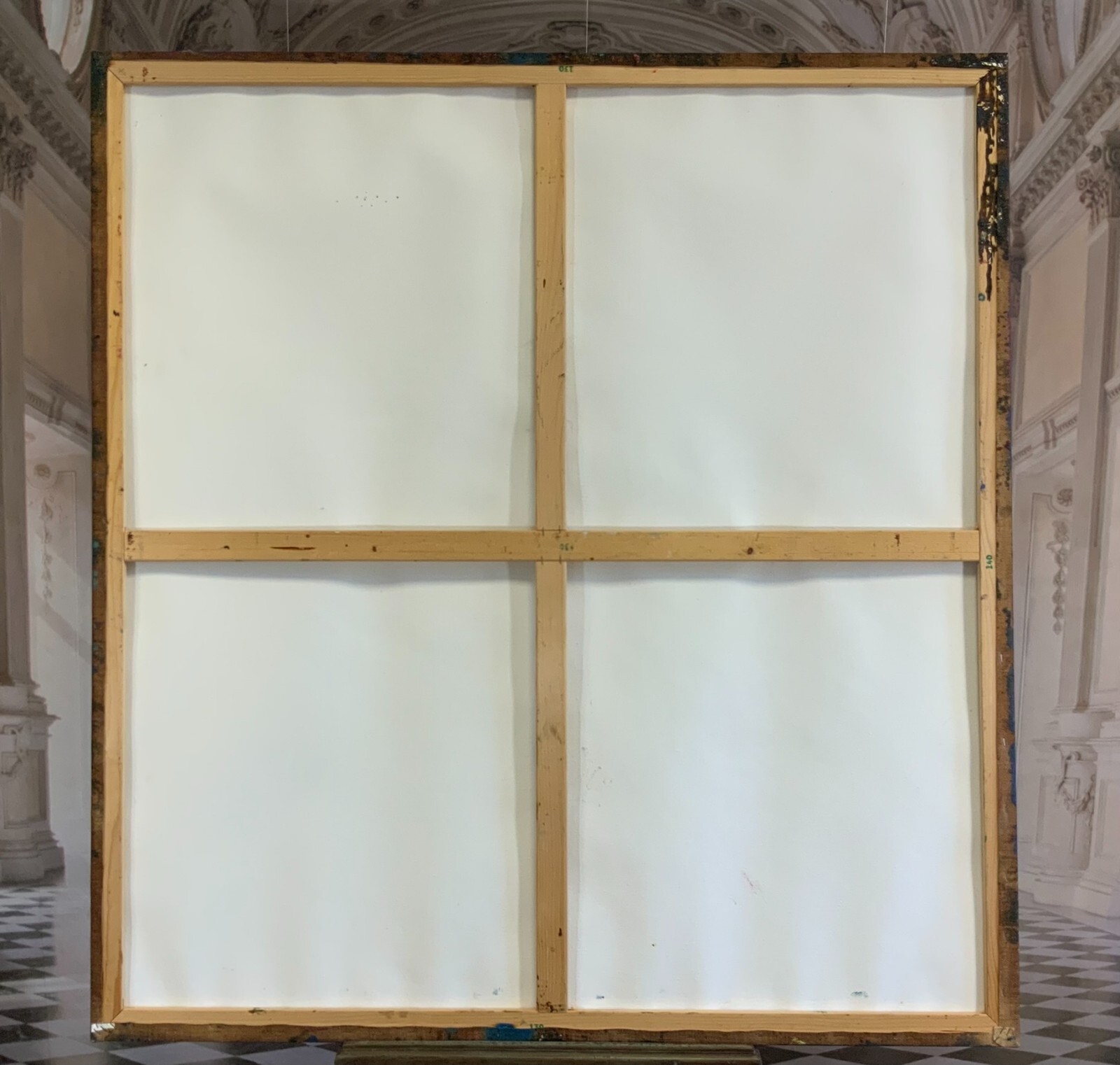 ACRYLGEMÄLDE MODERN GROSSES GEMÄLDE VON WALDEMAR KUFNER (1940-2016) 130x140cm – Bild 11