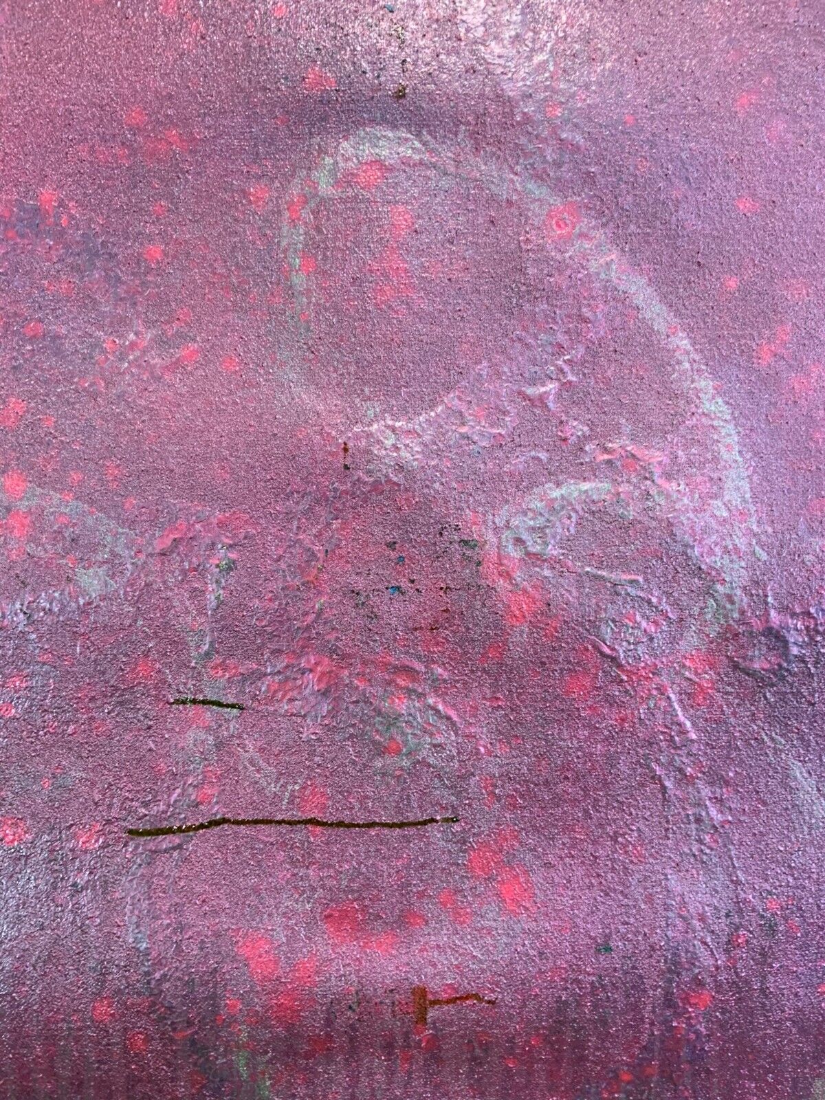 ACRYLGEMÄLDE MODERN GROSSES GEMÄLDE VON WALDEMAR KUFNER (1940-2016) 130x140cm – Bild 4