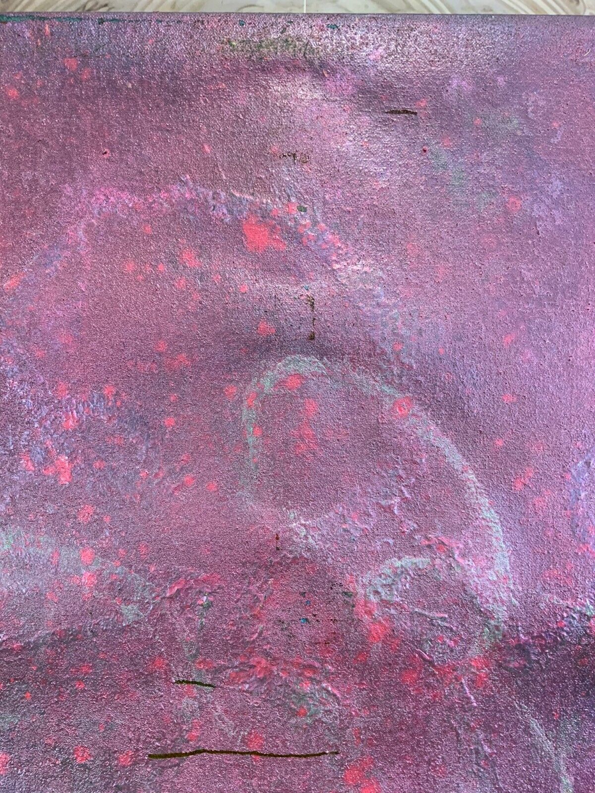 ACRYLGEMÄLDE MODERN GROSSES GEMÄLDE VON WALDEMAR KUFNER (1940-2016) 130x140cm – Bild 6