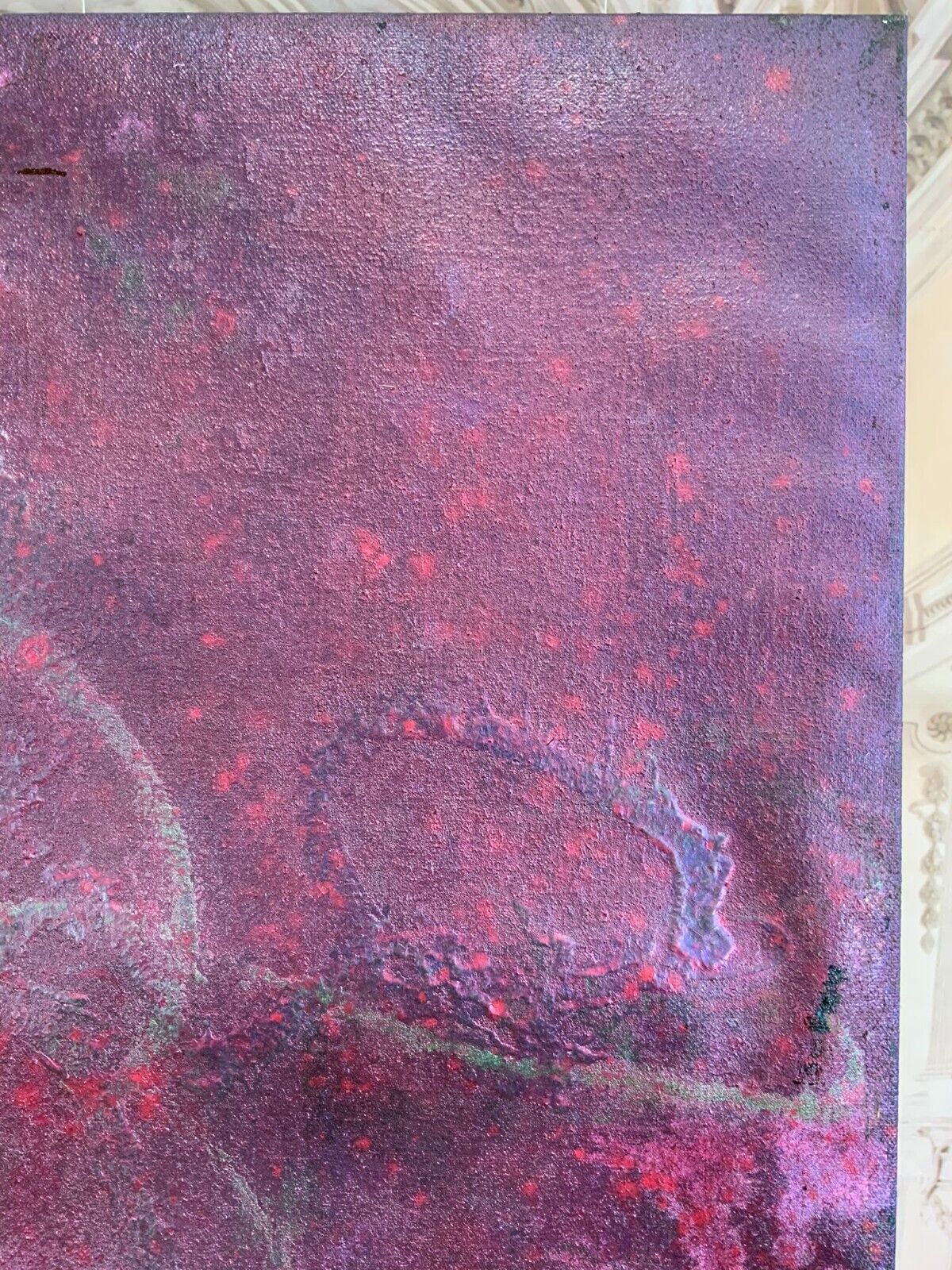 ACRYLGEMÄLDE MODERN GROSSES GEMÄLDE VON WALDEMAR KUFNER (1940-2016) 130x140cm – Bild 7