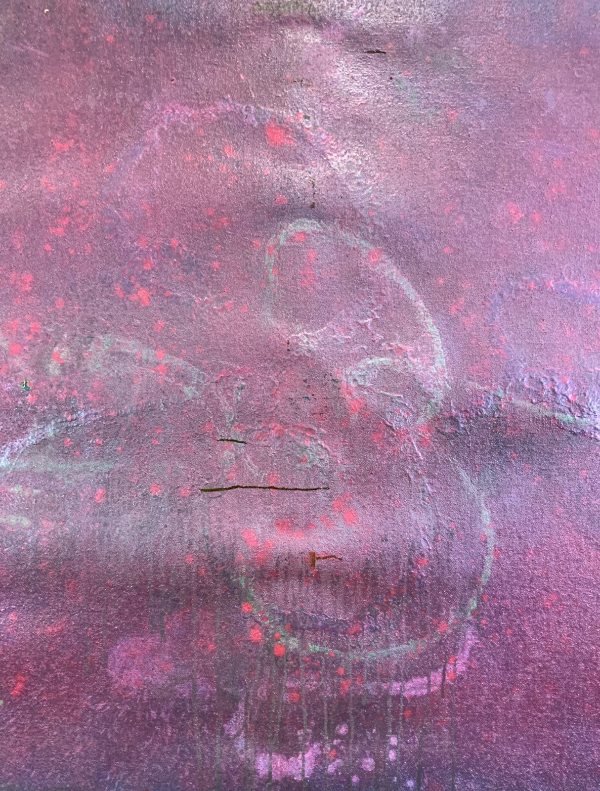 ACRYLGEMÄLDE MODERN GROSSES GEMÄLDE VON WALDEMAR KUFNER (1940-2016) 130x140cm