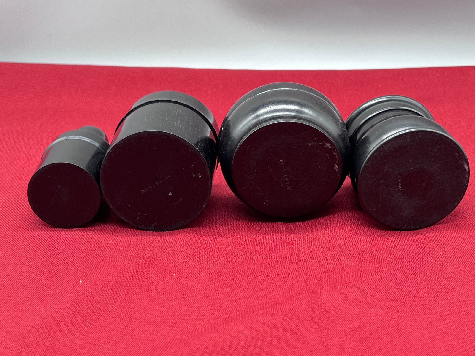 GROSSE SAMMLUNG TABATIEREN DOSEN AUS EBENHOLZ TEILS SILBER PLAKETTE MONOGRAMM – Bild 14