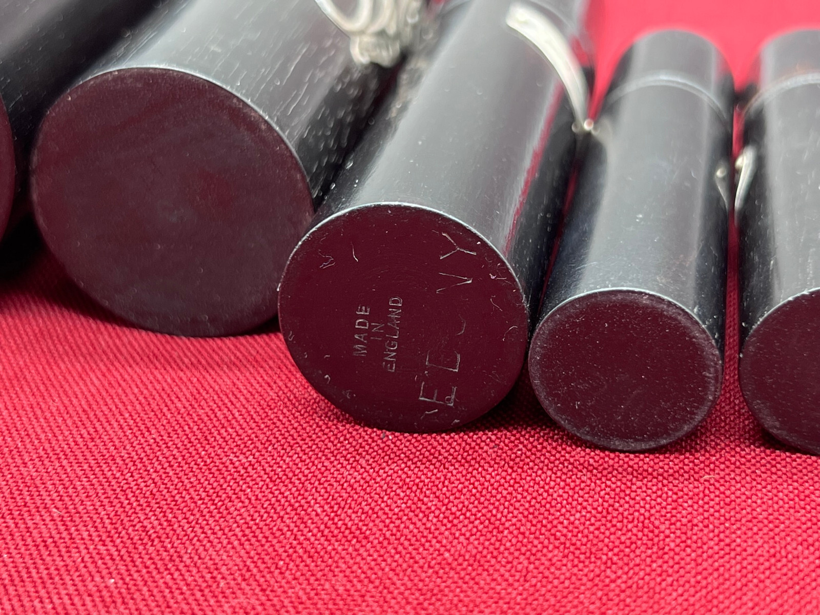 GROSSE SAMMLUNG TABATIEREN DOSEN AUS EBENHOLZ TEILS SILBER PLAKETTE MONOGRAMM – Bild 25