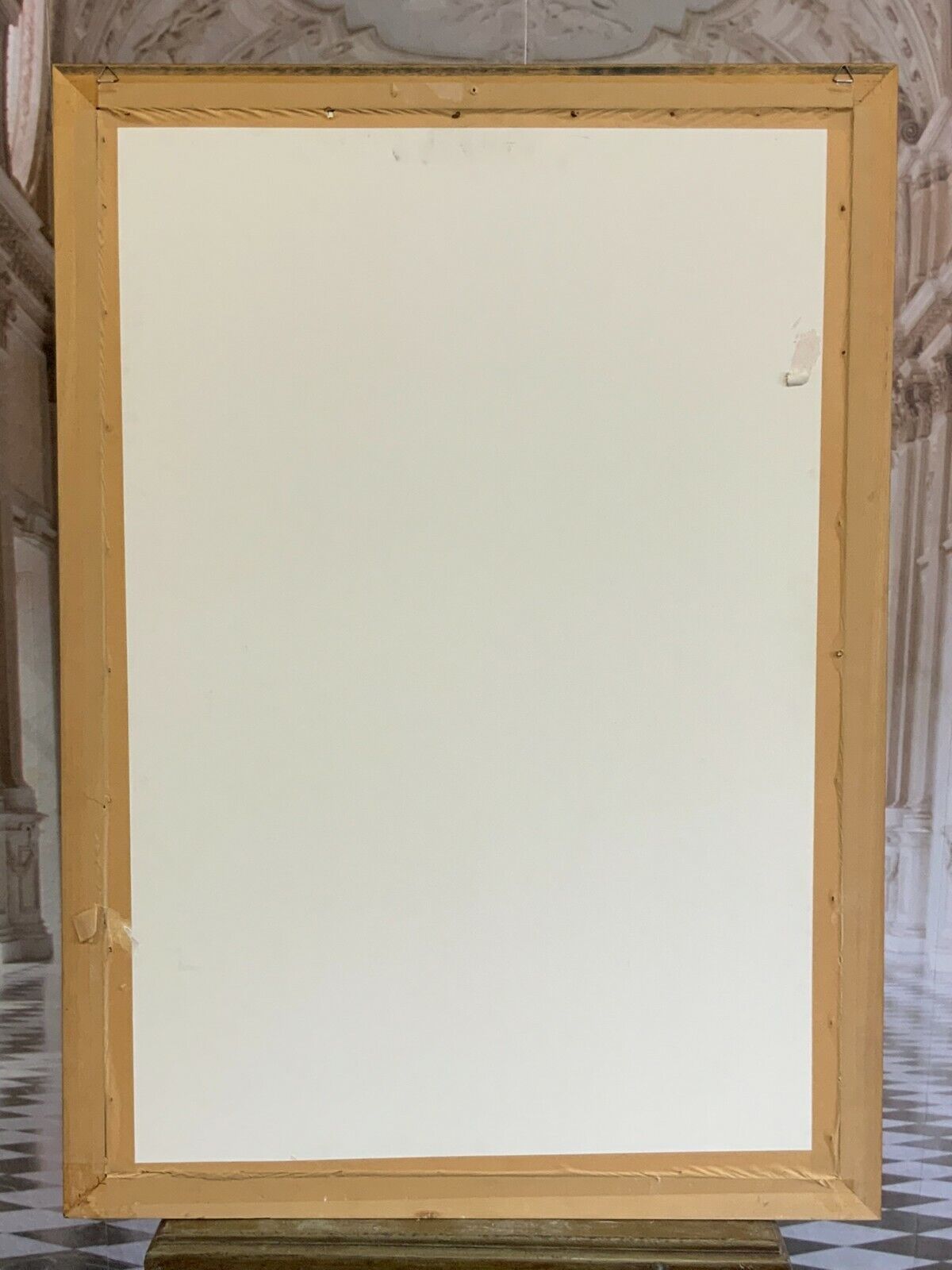 AQUARELL STEHENDE FRAU GROSSFORMAT 78x108cm VON ANATOLI KMARA SIGNIERT – Bild 9