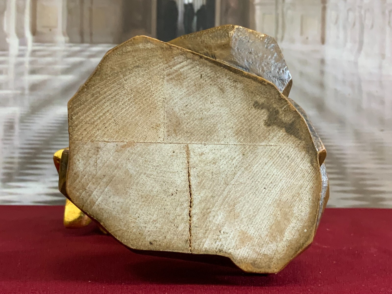HOLZ SKULPTUR MORISKENTÄNZER HANDBEMALT HÖHE 35cm – Bild 11