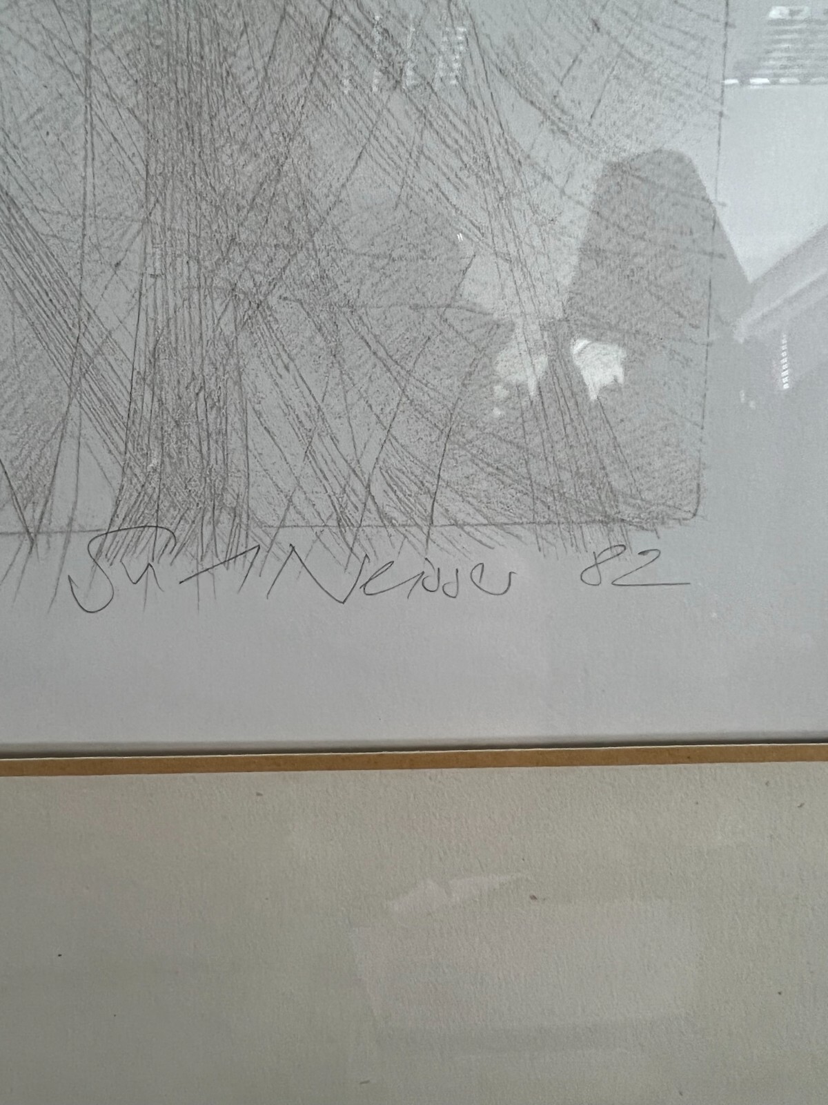 Gerd NEISSER (1932) GROSSE LITHOGRAPHIE 12/100 SIGNIERT ABSTRAKTE LANDSCHAFT – Bild 12