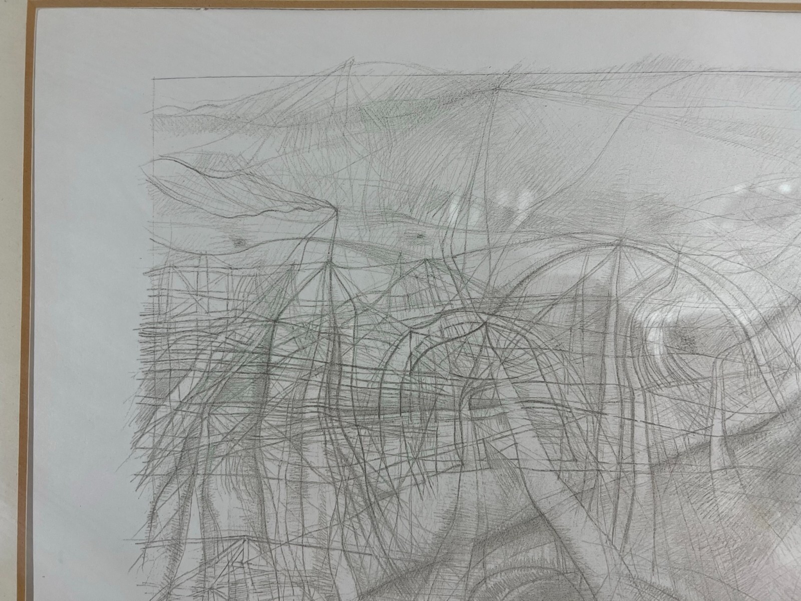 Gerd NEISSER (1932) GROSSE LITHOGRAPHIE 12/100 SIGNIERT ABSTRAKTE LANDSCHAFT – Bild 5