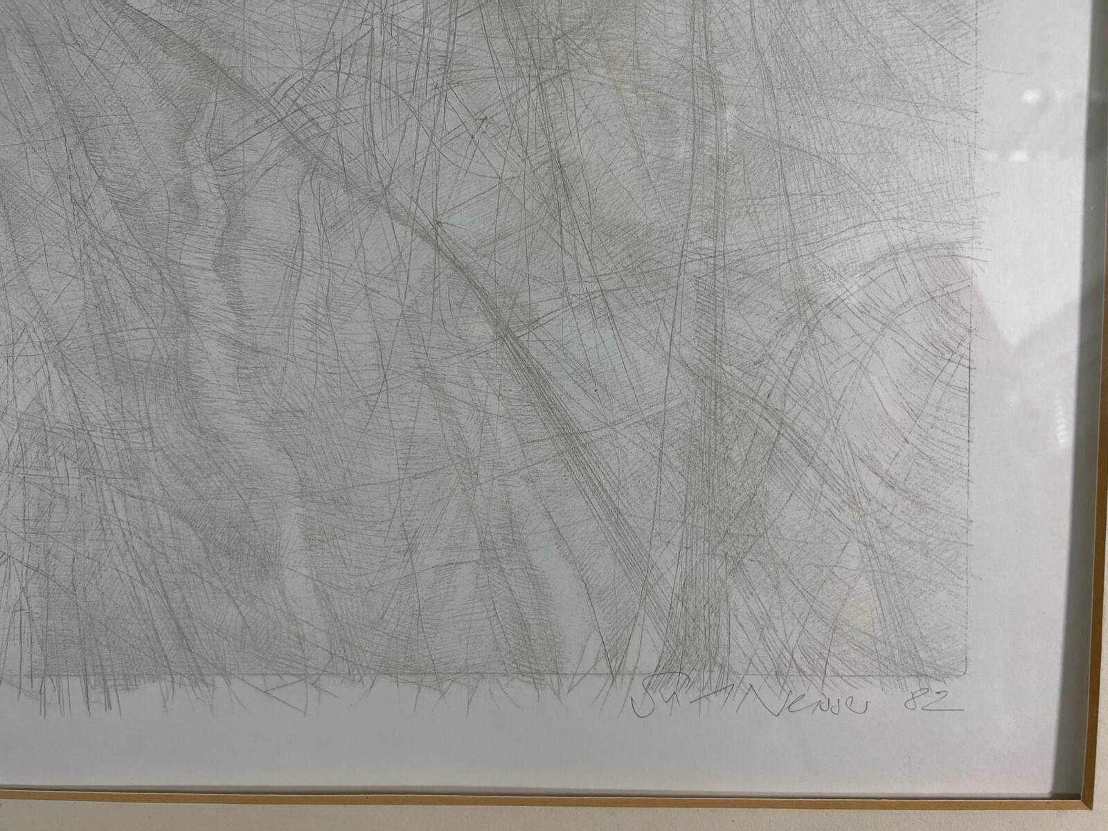 Gerd NEISSER (1932) GROSSE LITHOGRAPHIE 12/100 SIGNIERT ABSTRAKTE LANDSCHAFT – Bild 10