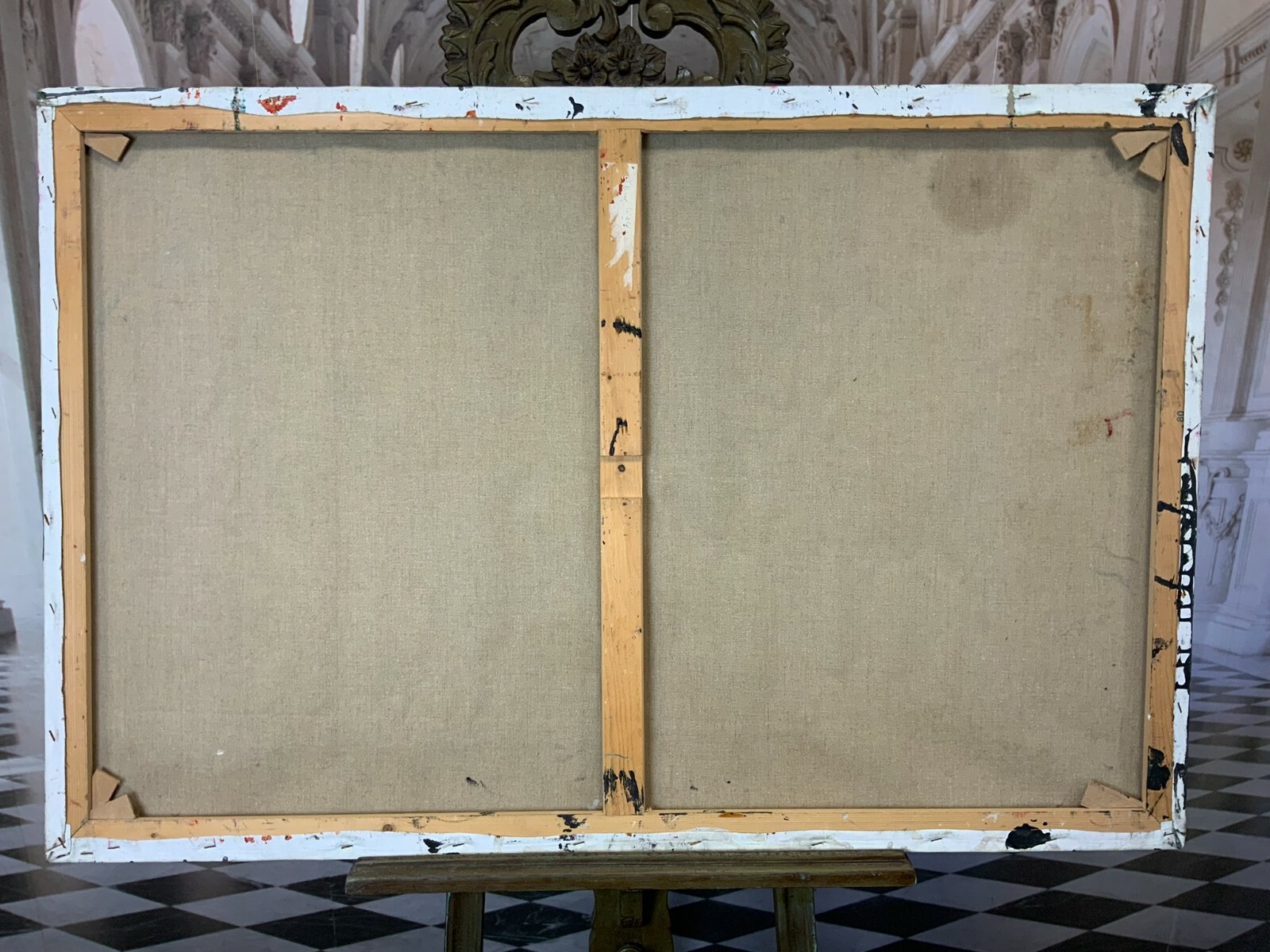 ACRYLGEMÄLDE ABSTRAKT GEMÄLDE GROSSFORMAT 80x120cm Waldemar KUFNER (1940-2016) – Bild 11