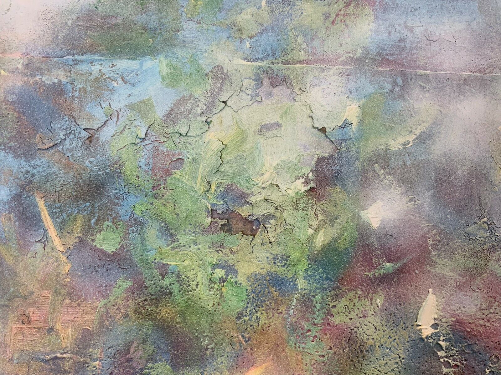 ACRYLGEMÄLDE ABSTRAKT GEMÄLDE GROSSFORMAT 80x120cm Waldemar KUFNER (1940-2016) – Bild 3